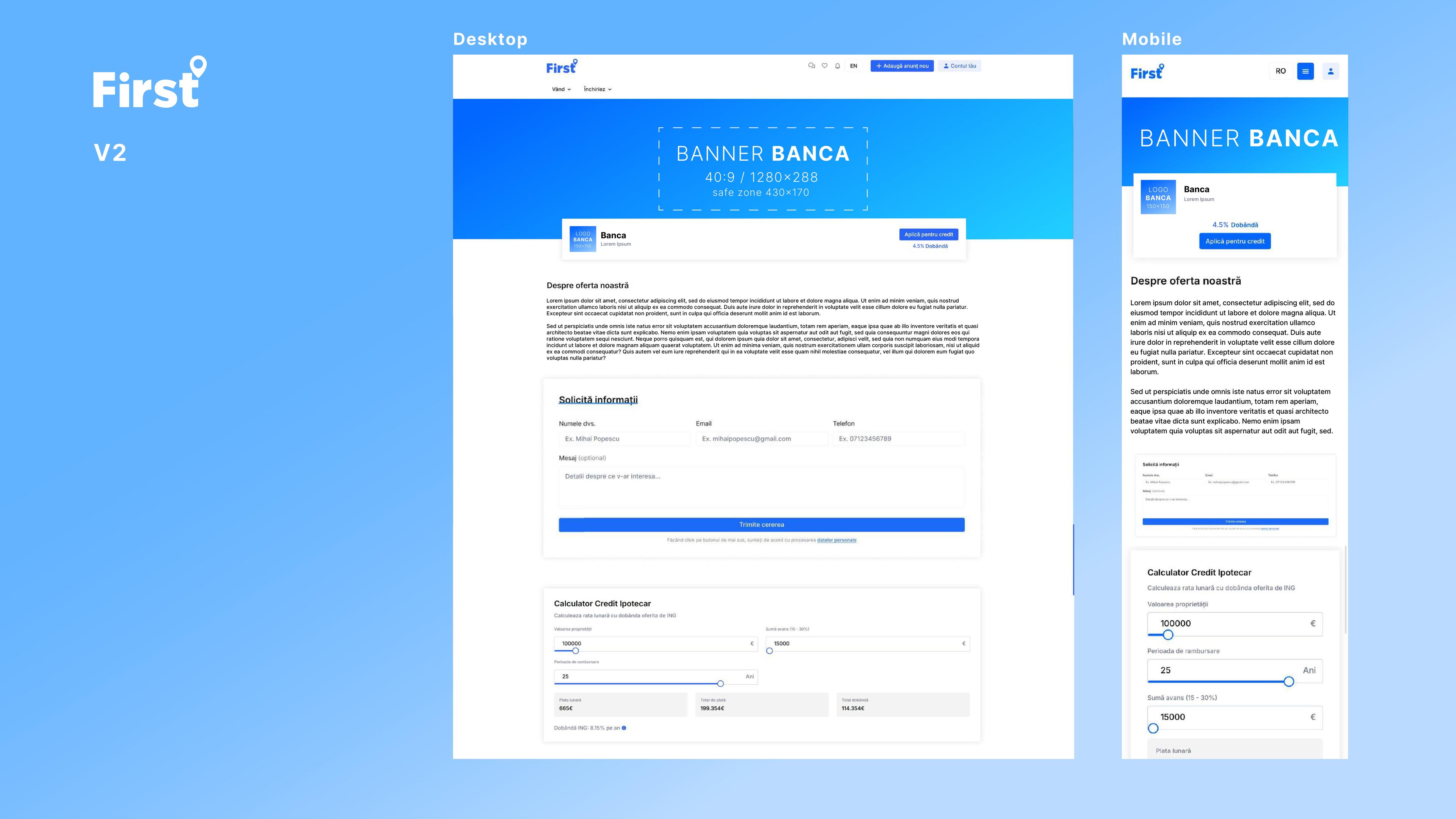 Parteneriat bancar First