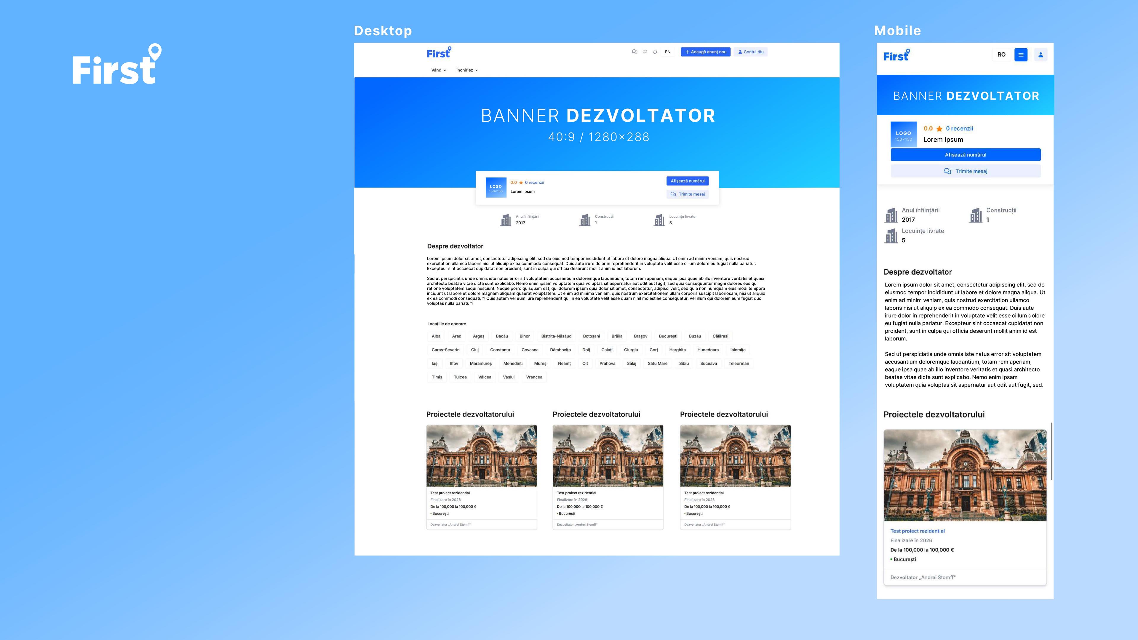 Parteneriat dezvoltatori First