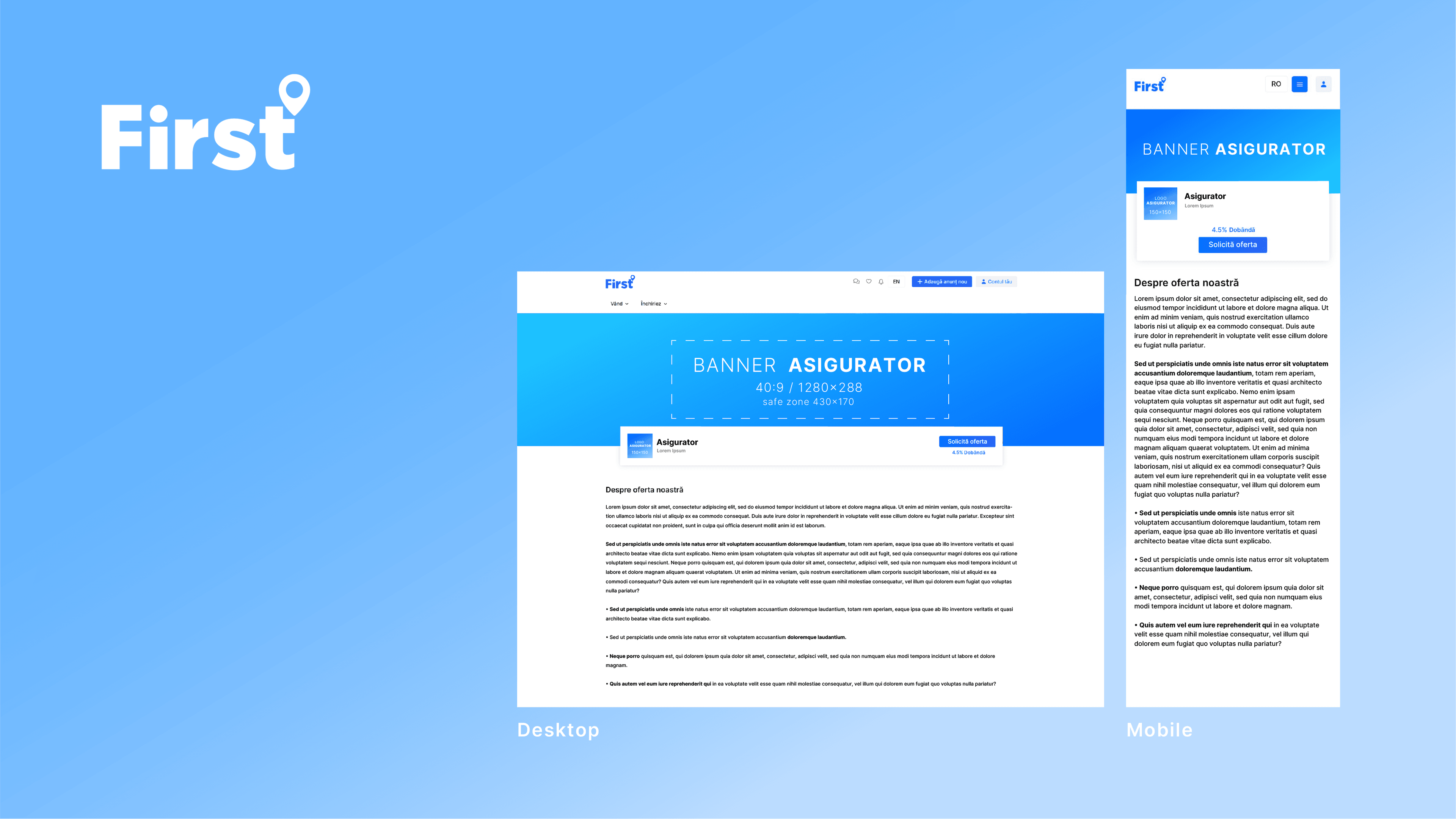 Parteneriat asigurări First