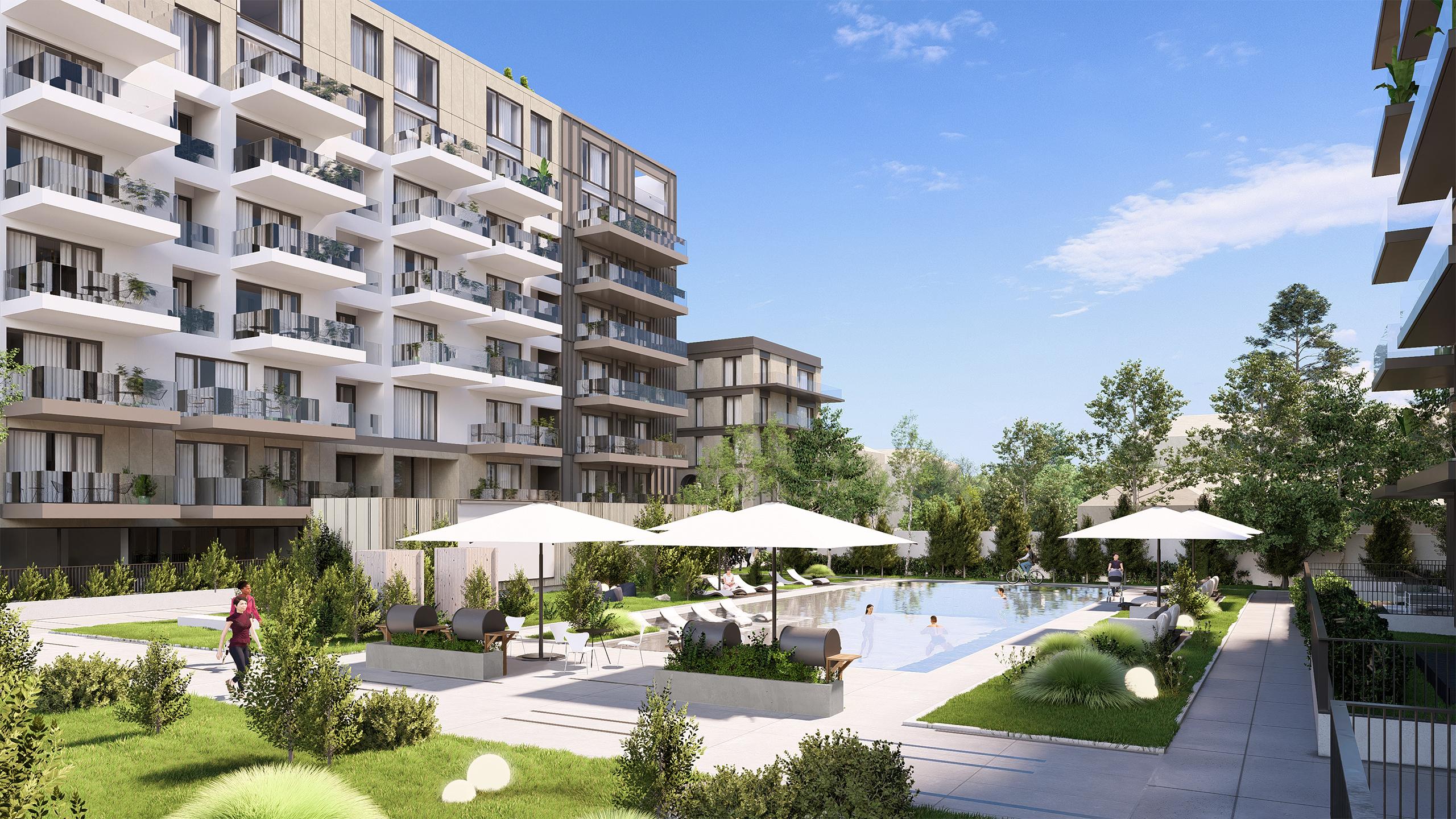 Apartamente 2 camere, Pajurei 3 Residence, Finalizare Vara 2026 - 4