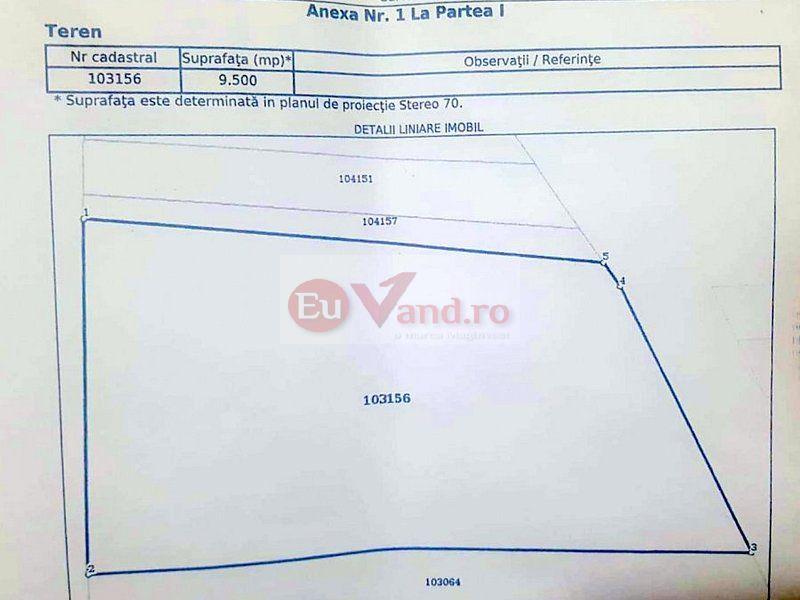 Vânzare teren intravilan – 9.500 mp, DN26 - Tulucesti - 3