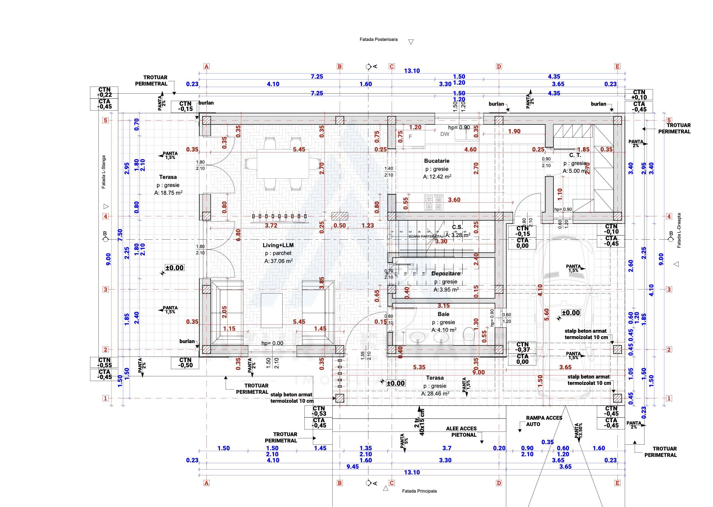 Casa individuala premium 4 camere 3 bai teren 365 mp Calea Cisnadiei - 16