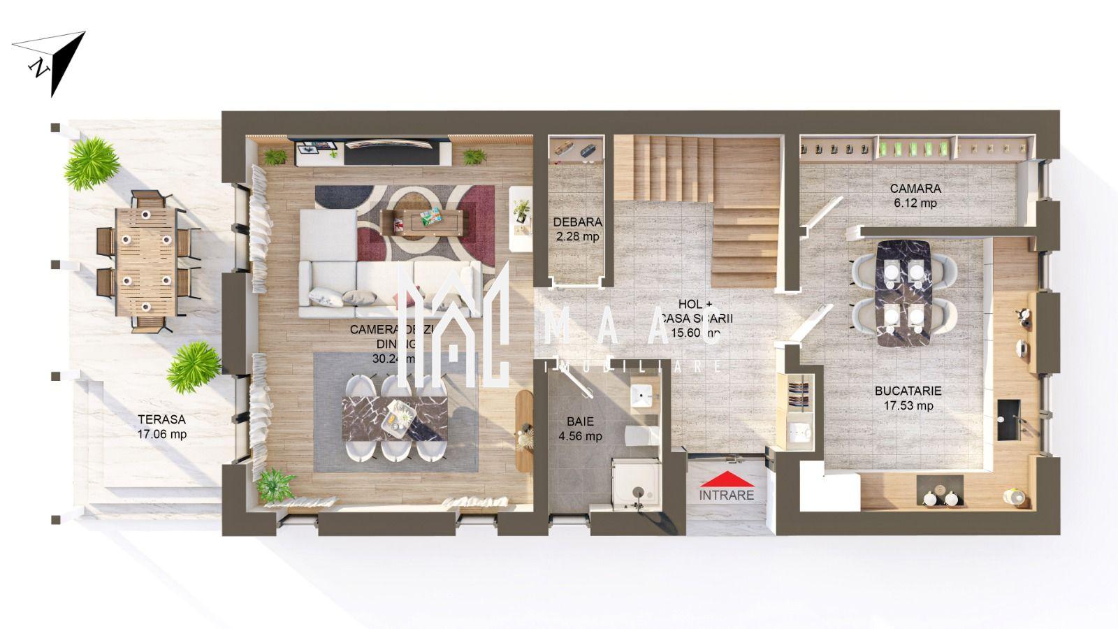 Casa individuala | 4 camere | La cheie | 644 MP | Selimbar - 3