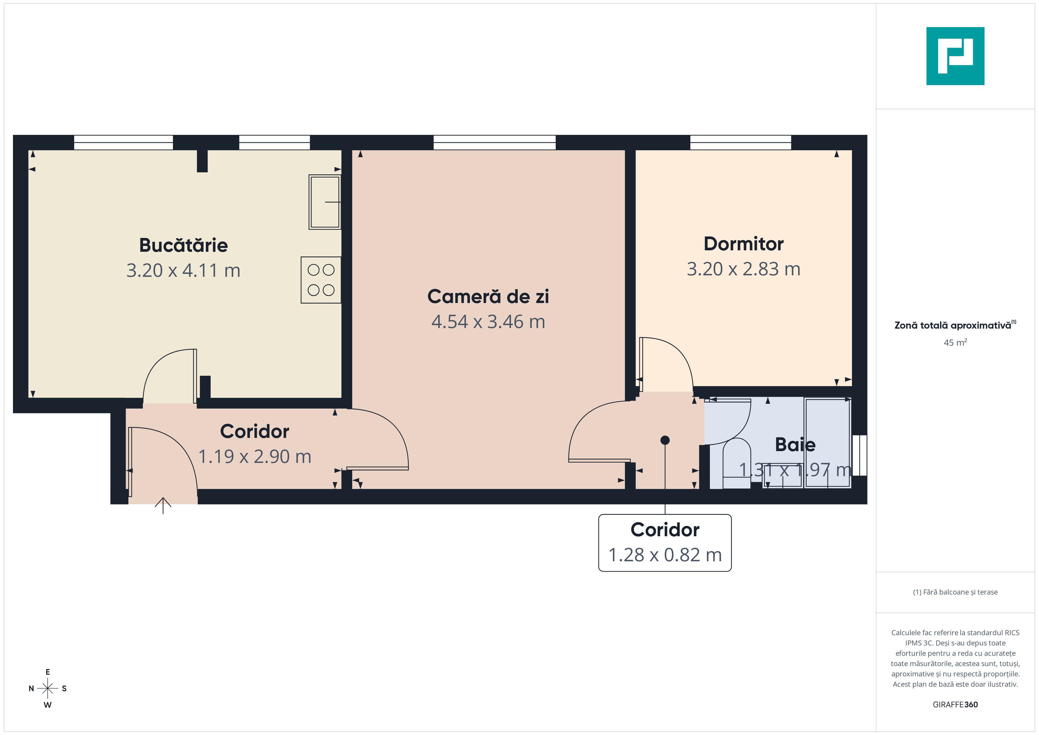 Apartament 2 camere, etaj 2/4 – Micro 15, Deva - 4