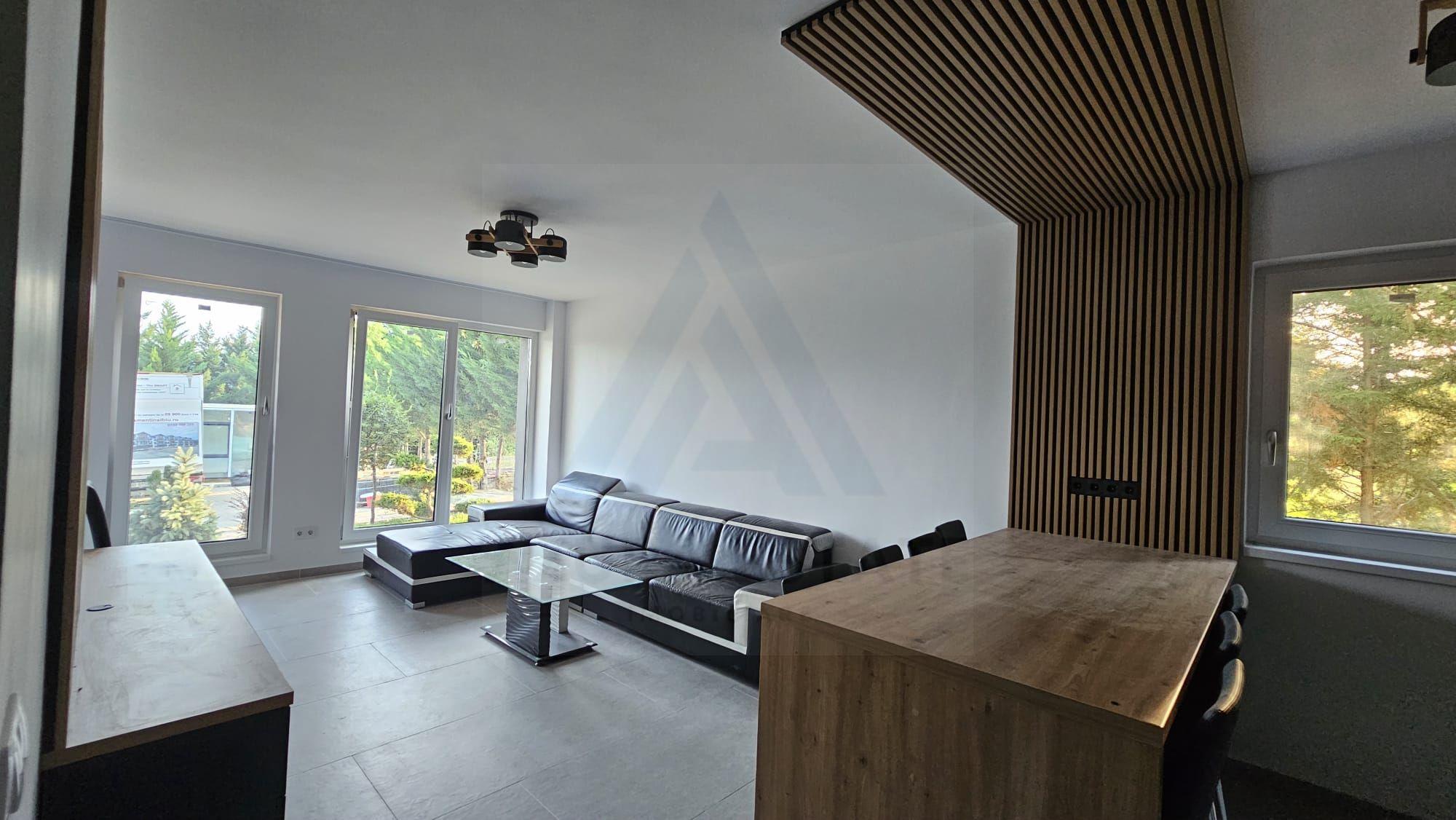 Apartament modern 3 camere 2 bai terasa acoperita etaj 1 in Cristian - 1