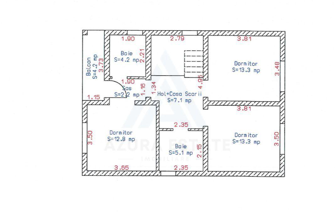 Casa premium 5 camere 120 mp utili curte 337 mp în Cisnadie - 10