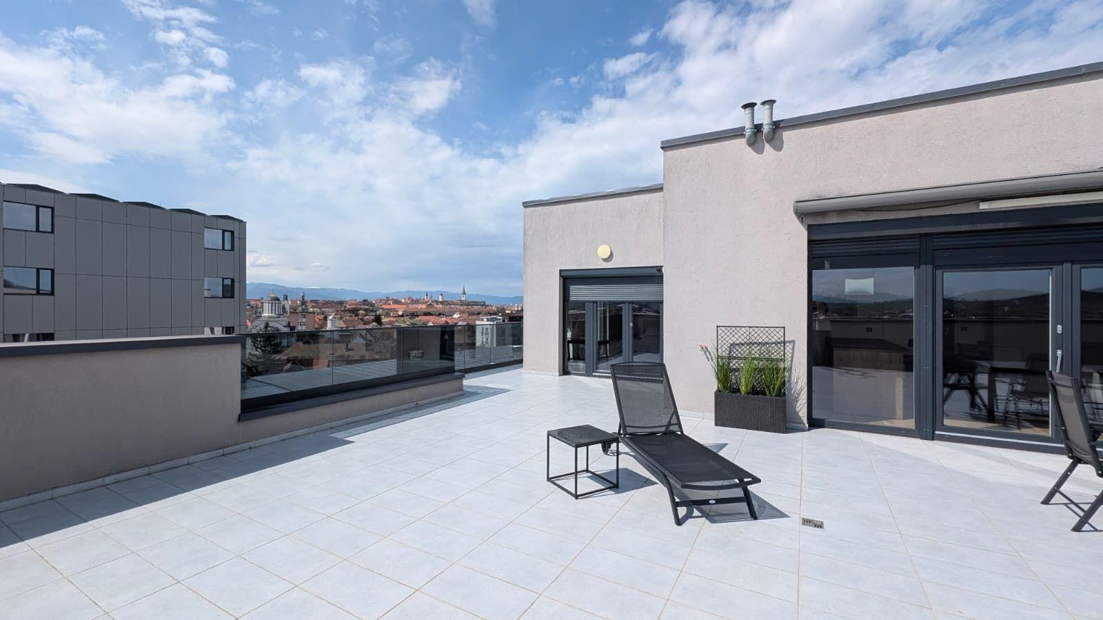 Penthouse 3 camere, terasa 150 mp, garaj subteran, City residence - 1
