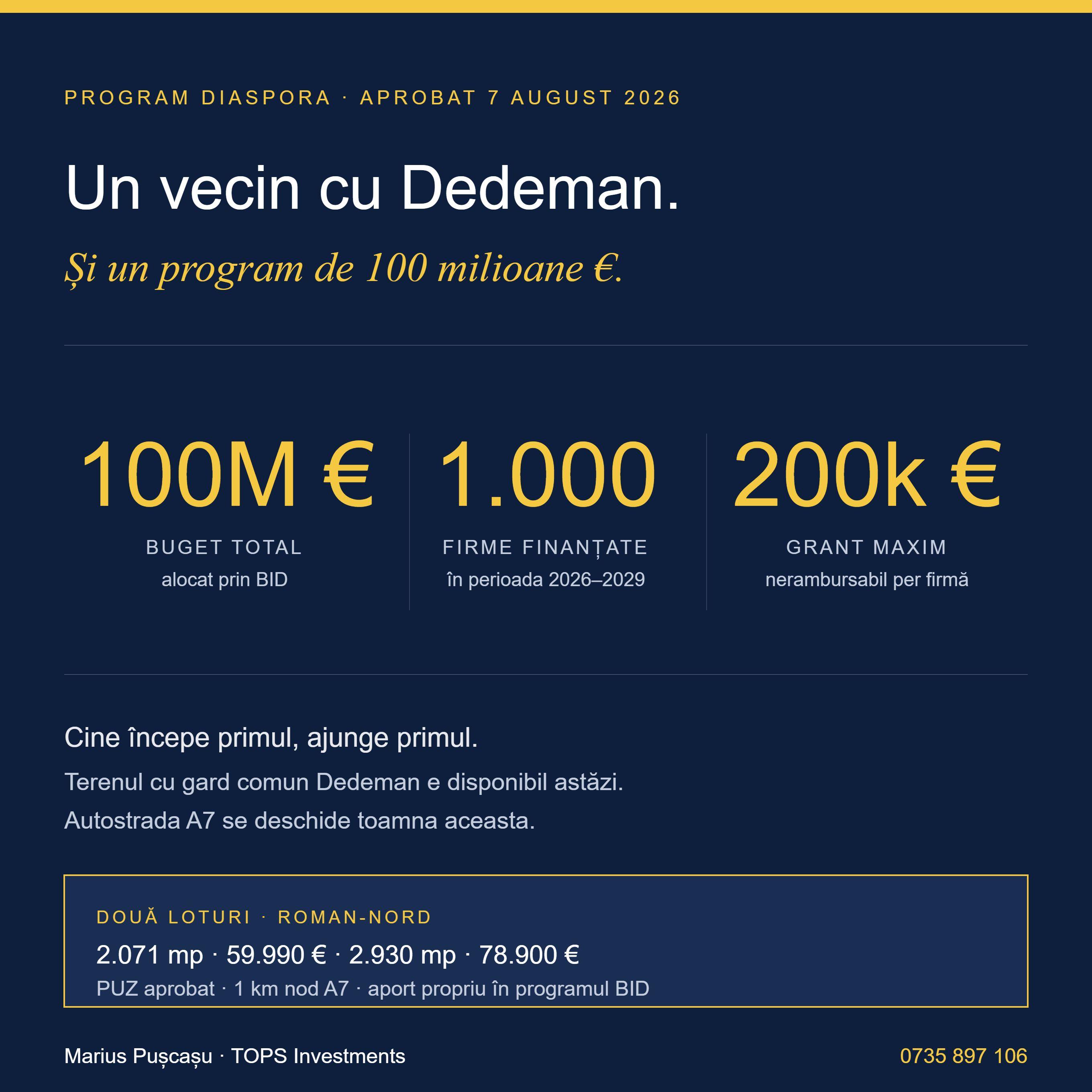 Teren industrial & comercial lângă Dedeman Roman! 📢 - 7