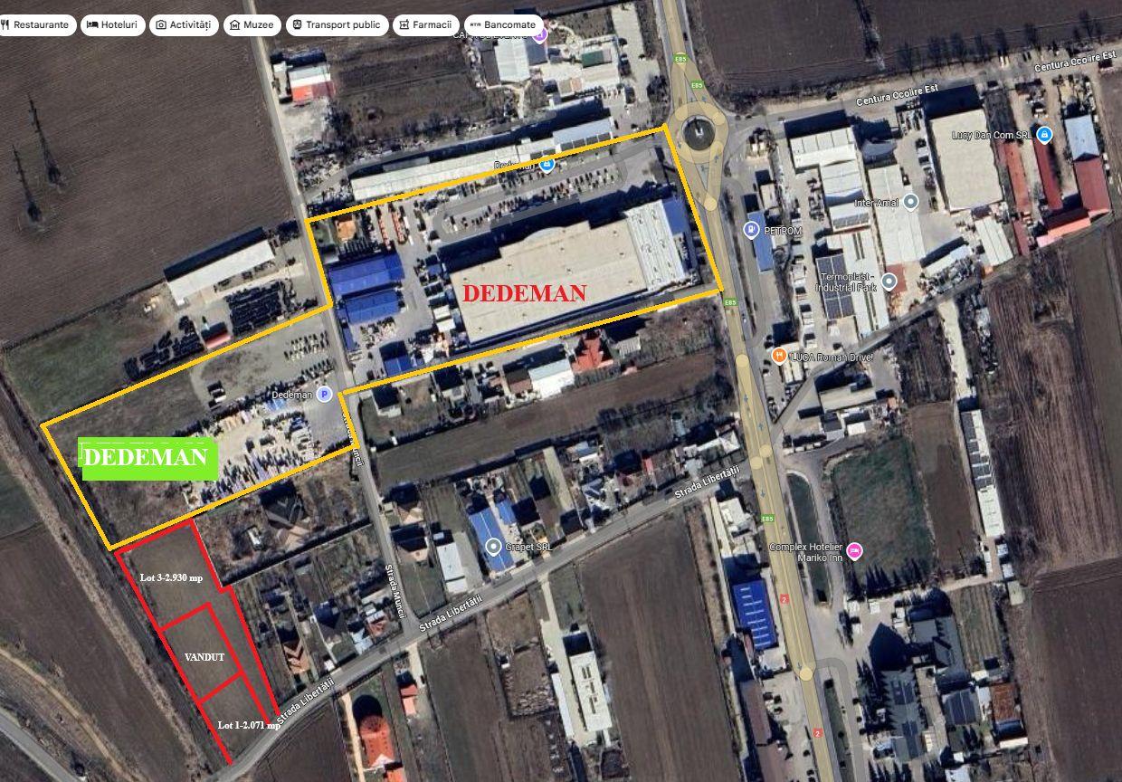 Teren industrial & comercial lângă Dedeman Roman! 📢 - 2