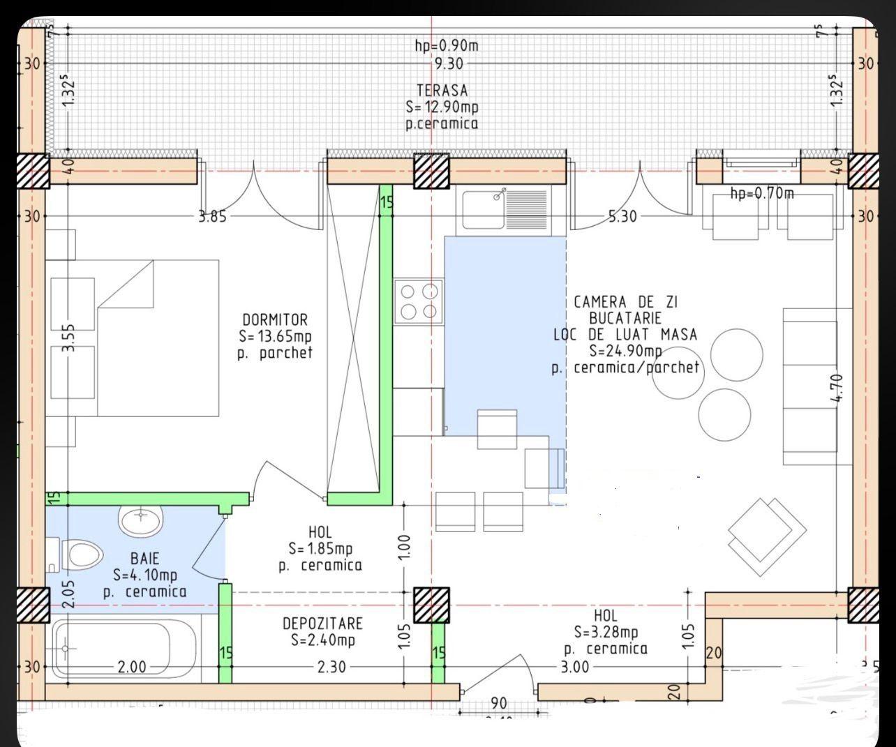 Apartament cochet la etajul 1, într-o zonă liniștită și verde - 1