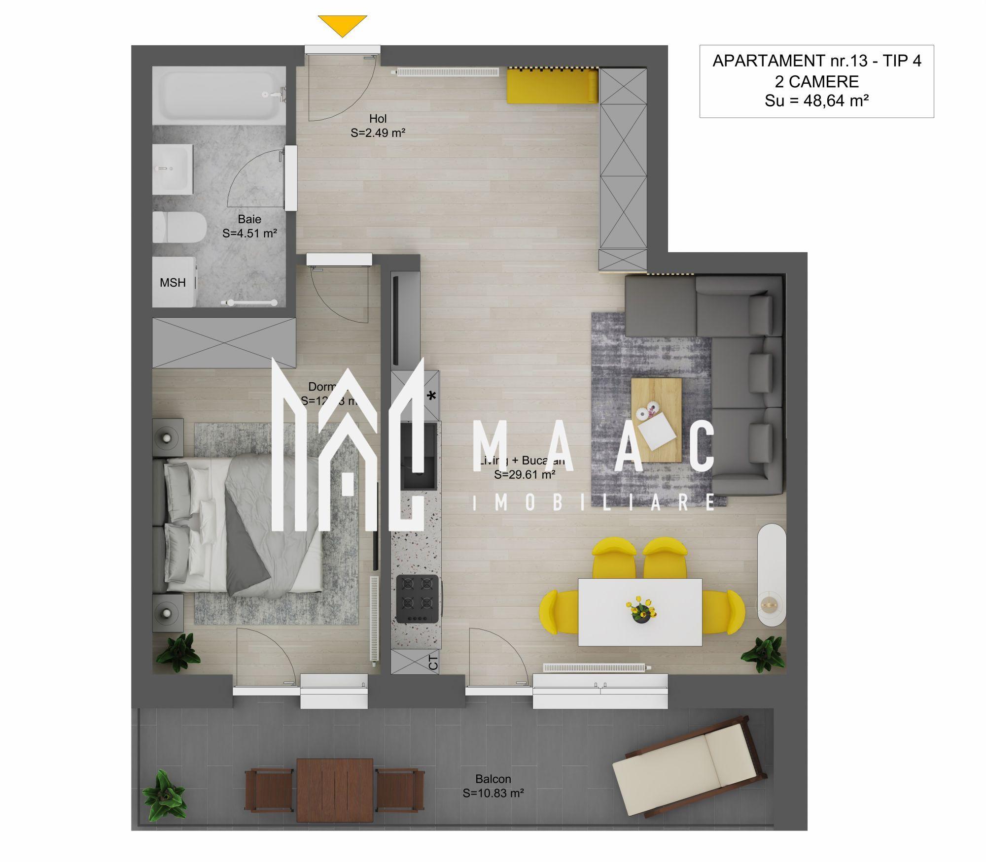 Apartament 2 Camere I Sibiu I Doamna Stanca I Balcon I Parcare Inclusă - 5