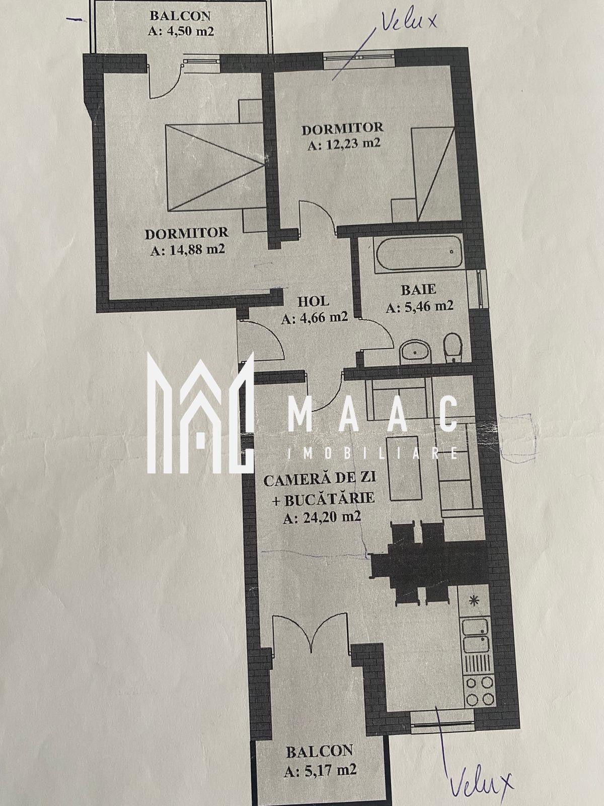 APARTAMENT 3 CAMERE i SELIMBAR I UNIRI I PARCARE - 12