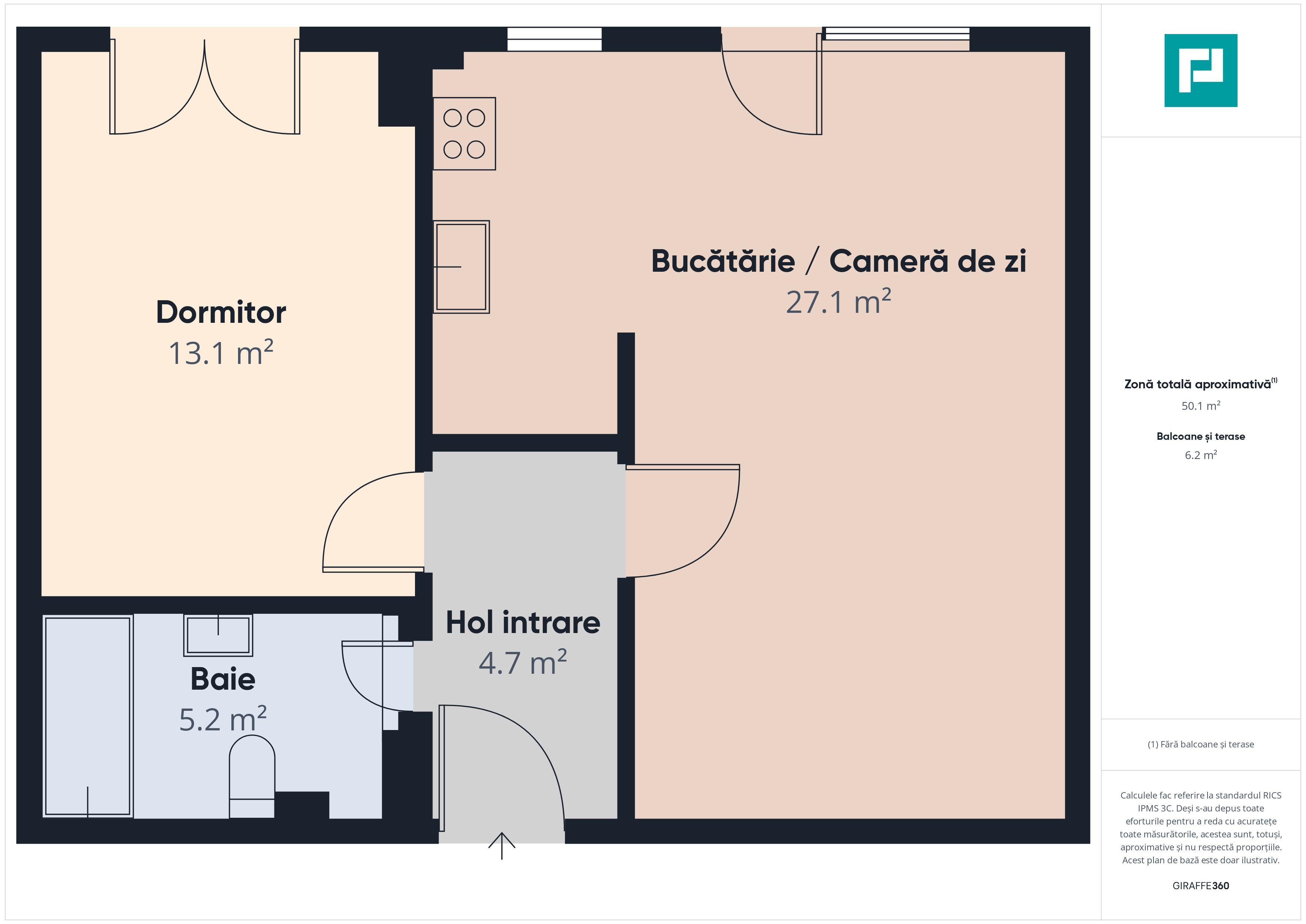 Apartament 2 camere | Etaj 1 | Calea Buziașului - 10