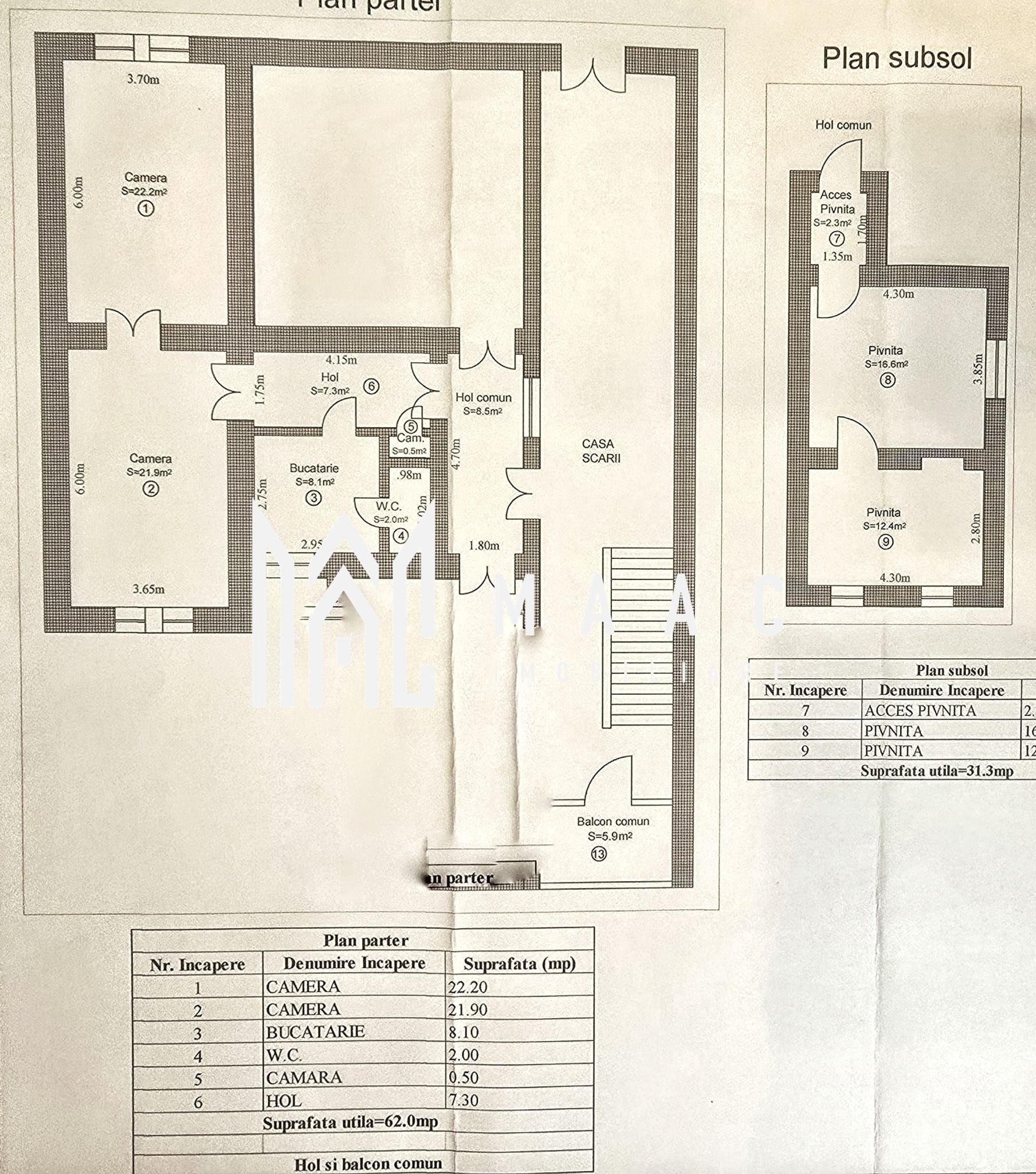 Apartament 2 camere garaj pivnita 31mp zona Andrei Saguna - 4