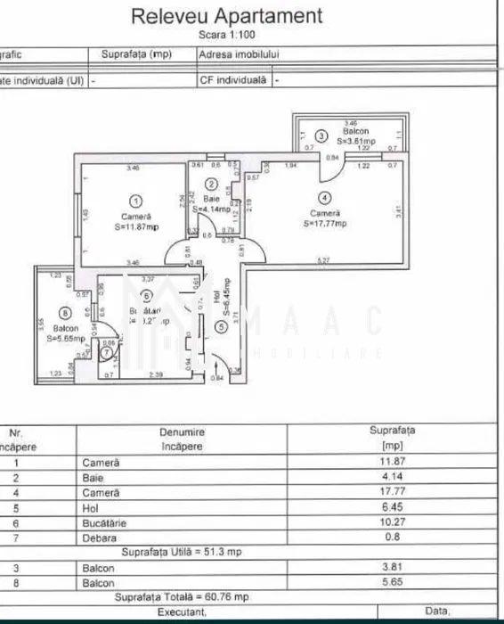 Apartament 3 camere | 2 Balcoane | 51 MPU | Cisnadie - 7