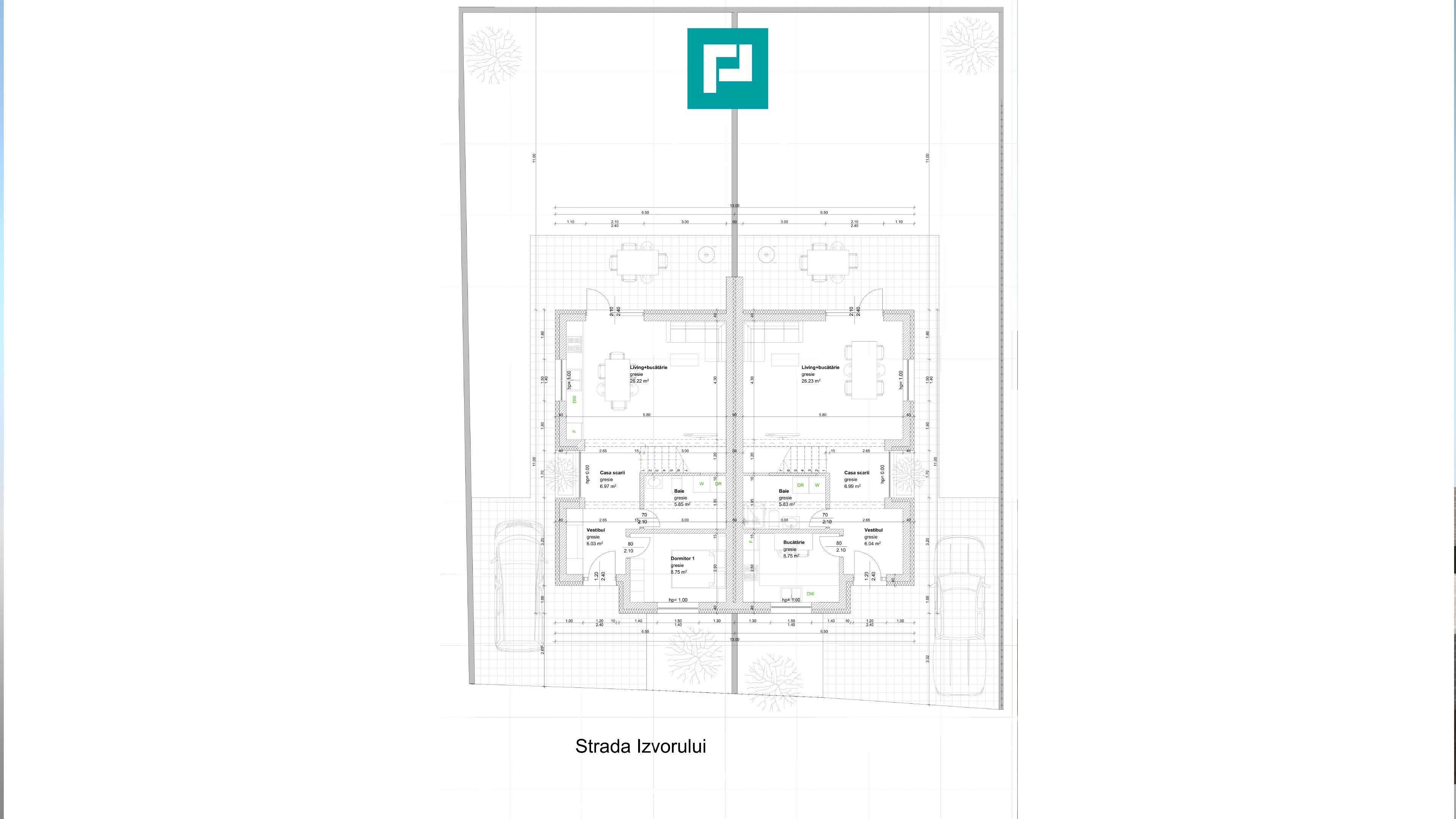 1/2 Duplex Giarmata – proiect personalizabil - 20