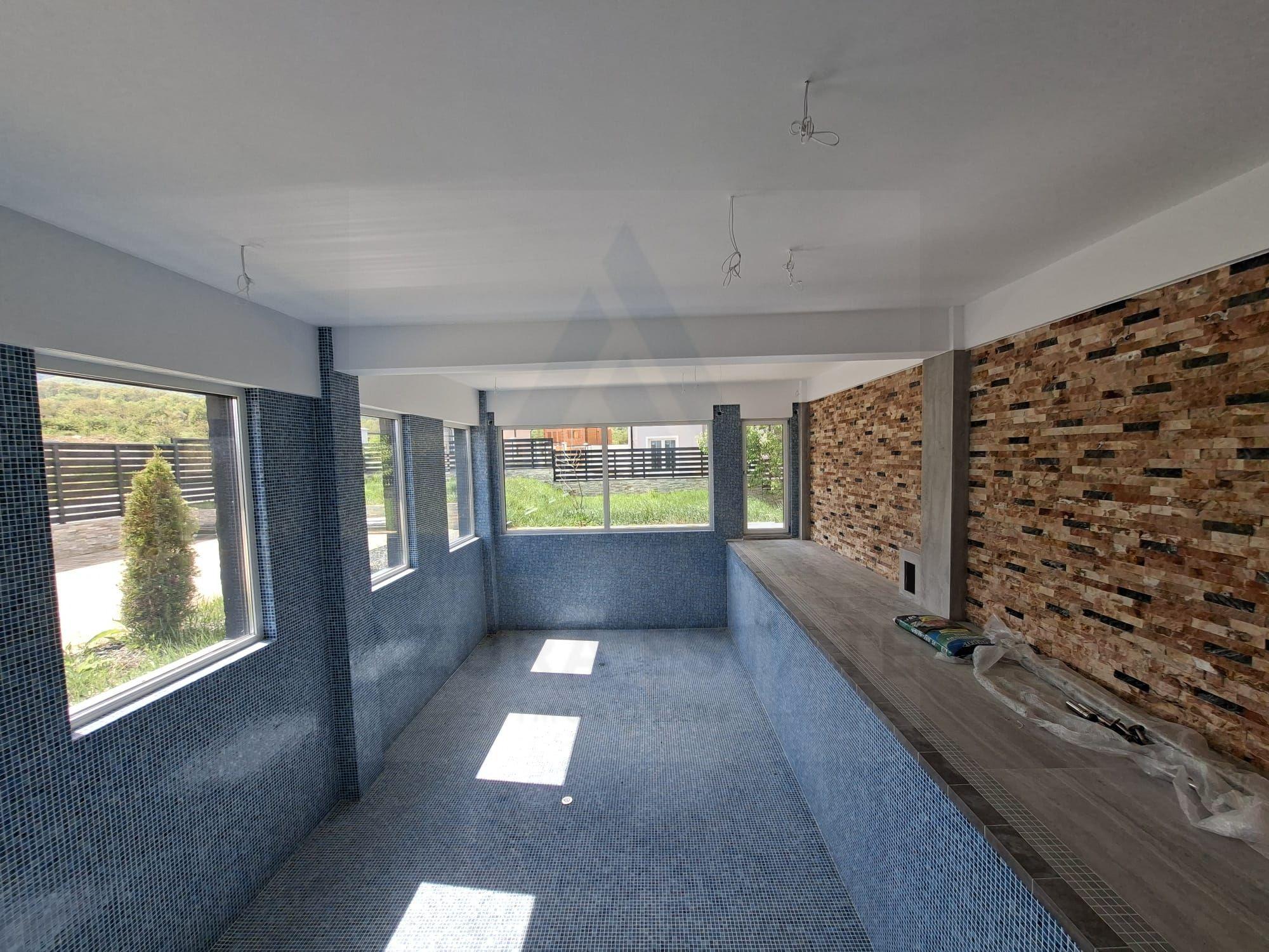 Casă moderna 229 mp utili garaj piscina terasa balcon Cisnadioara - 24