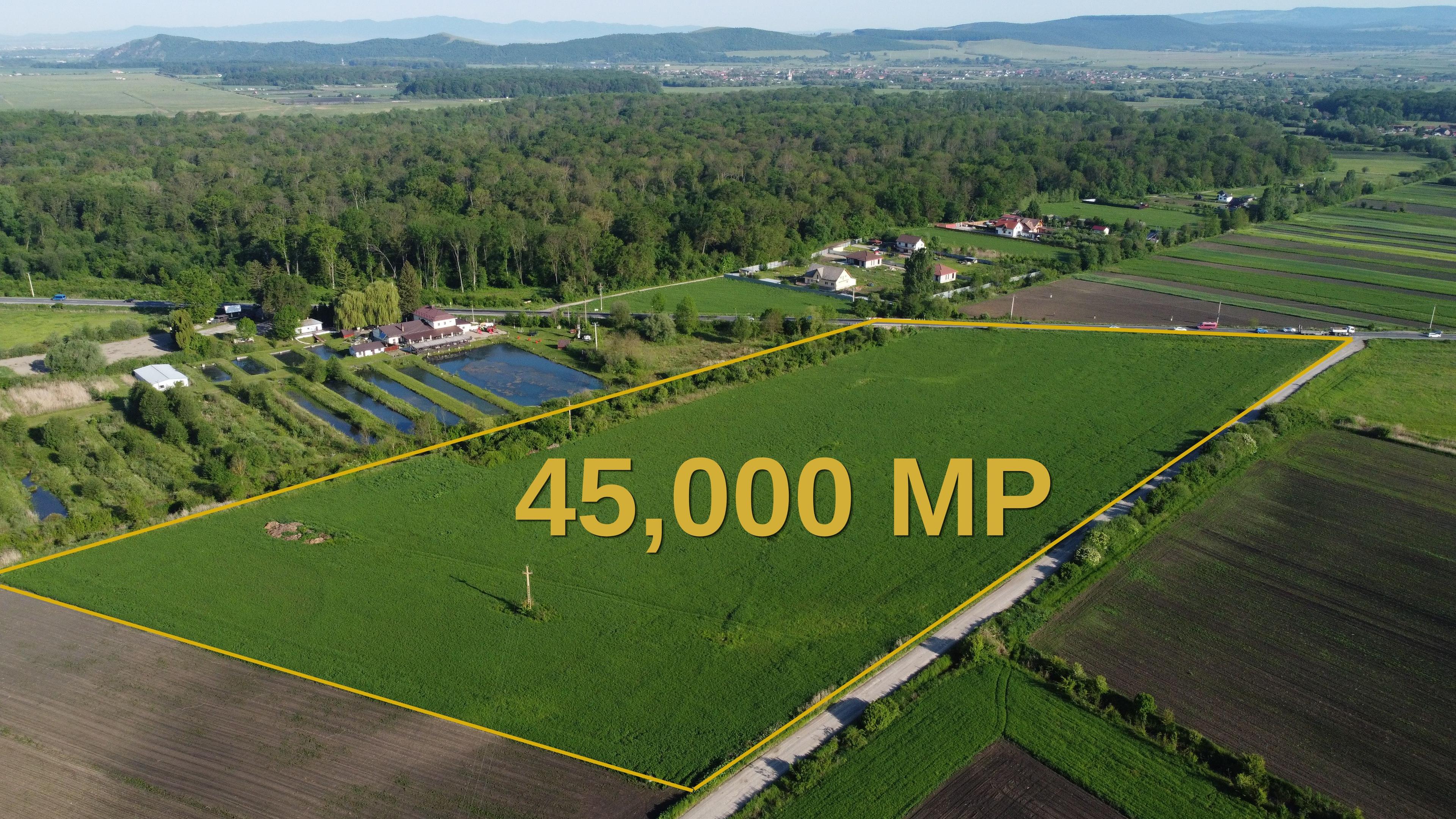 Teren Industrial Brasov 45.000mp | PUZ APROBAT | Deschidere 156 m DN11 - 7