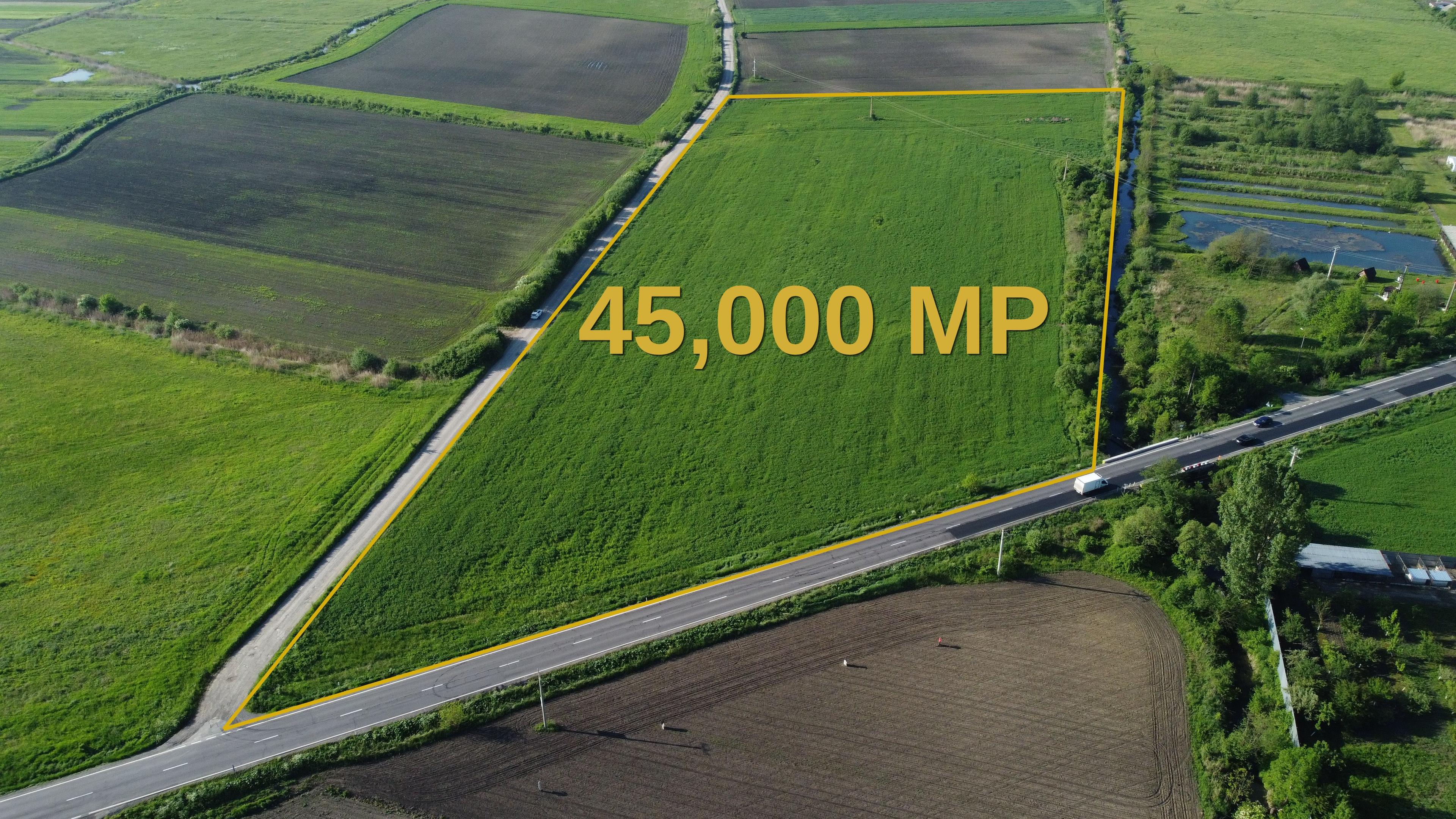 Teren Industrial Brasov 45.000mp | PUZ APROBAT | Deschidere 156 m DN11 - 5