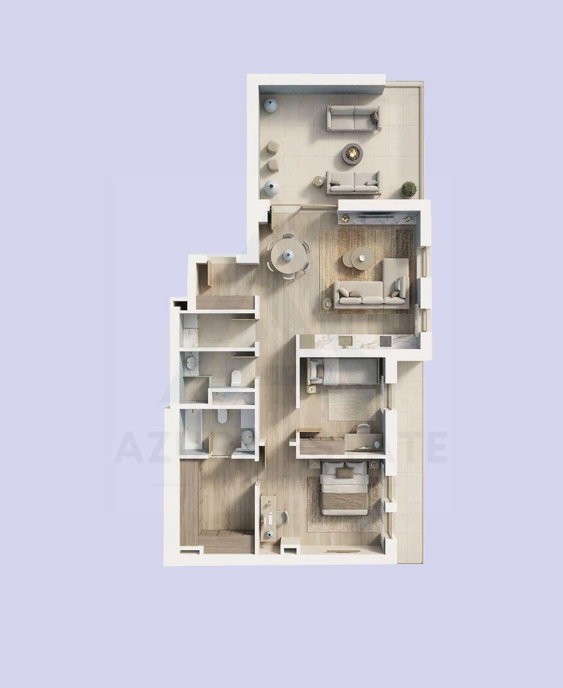 Apartament ultra premium 3 camere 2 bai etaj 1 zona Lacul lui Binder - 2