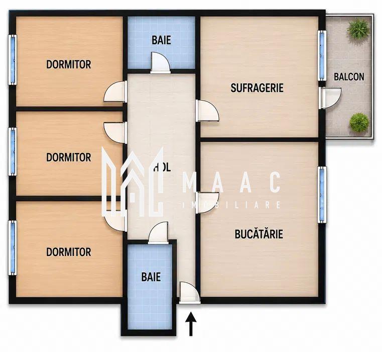 Apartament 4 Camere I Decomandat I Etaj 2 I Vasile Aaron - 8