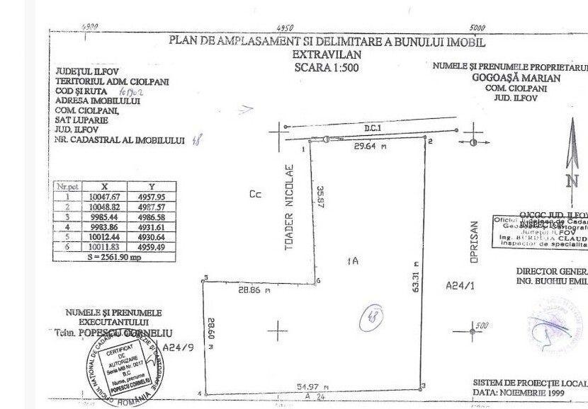 Ciolpani teren intravila 2500 mp de vanzare - 6