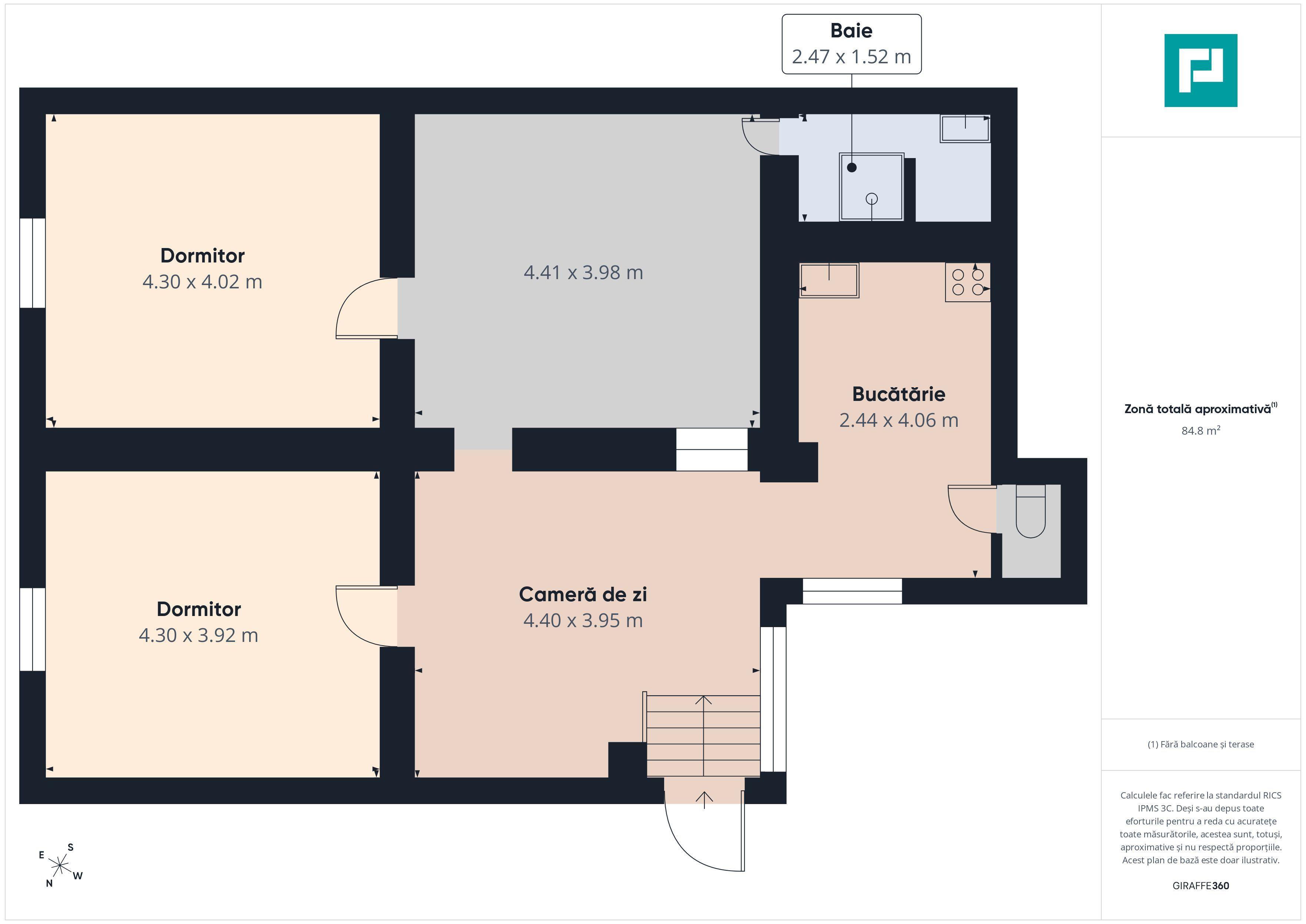 Apartament 4 camere, 85 mp, Zona Iosefin - 13