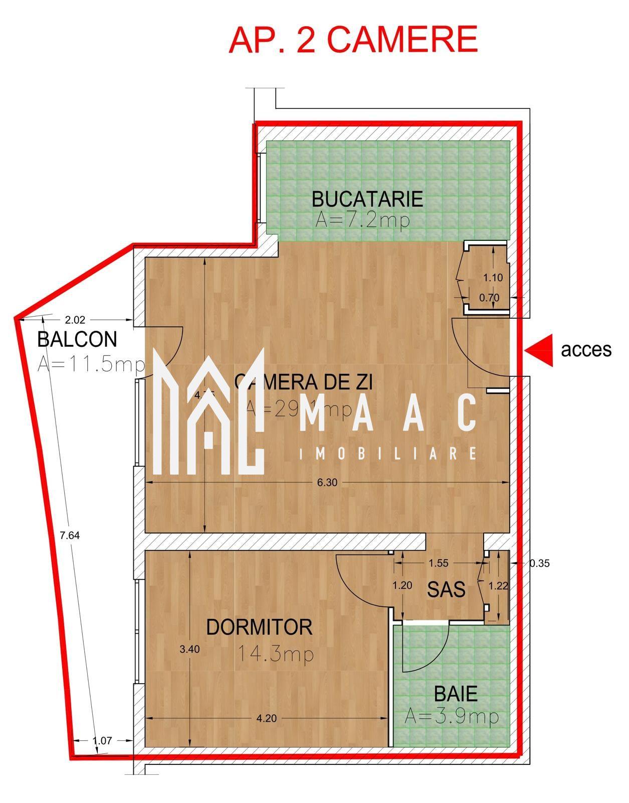 Apartament 2 camere I Balcon I Nou I Lift I Hipodrom - 6