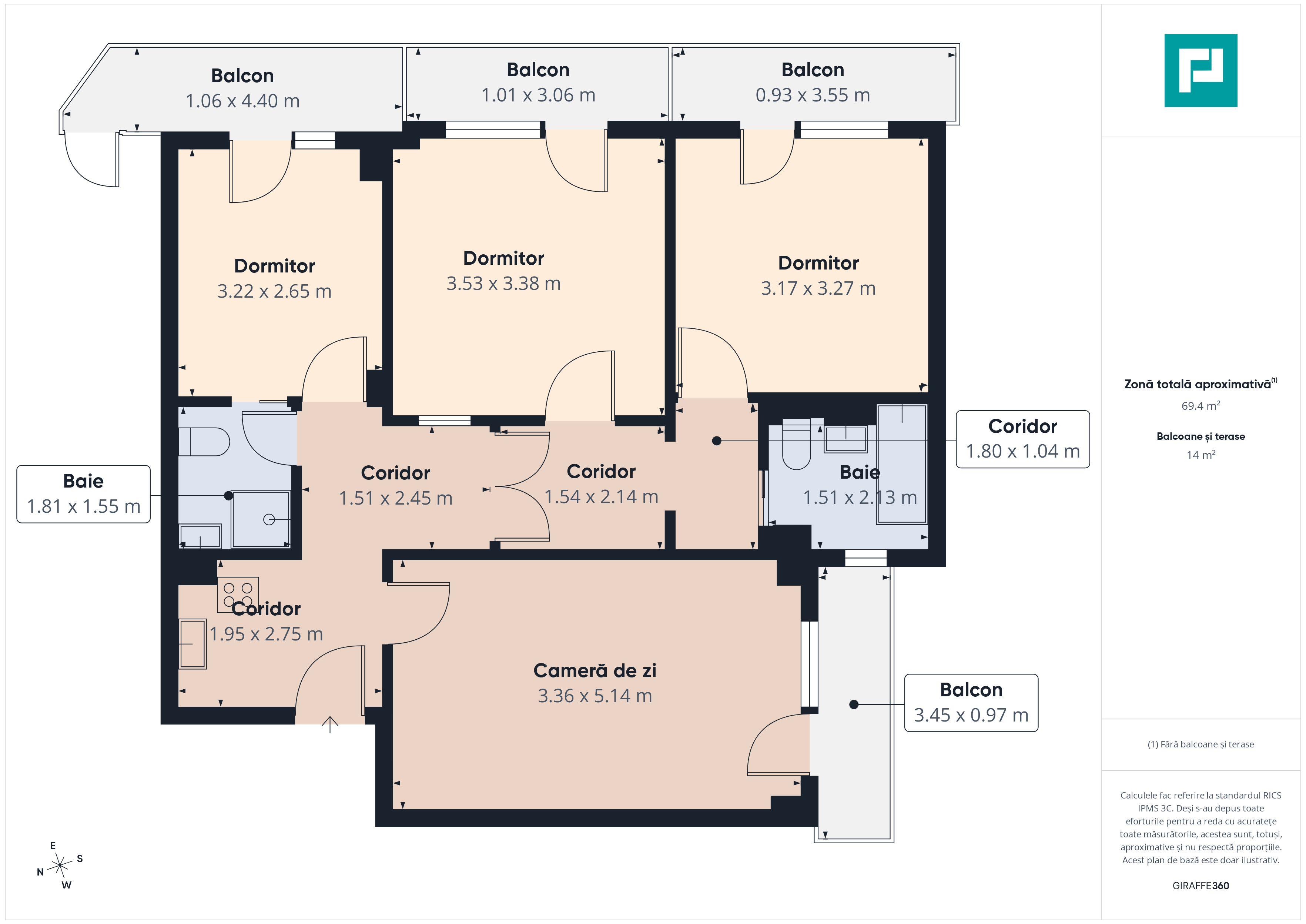 Apartament exclusivist 4 camere 70mp | Malul Begăi - 6