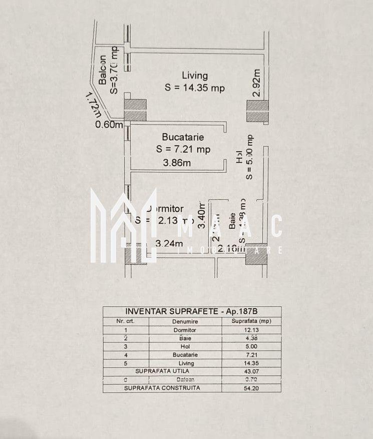 Apartament 2 camere I 43 mp utili I Lift I Parcare I Hipodrom - 11