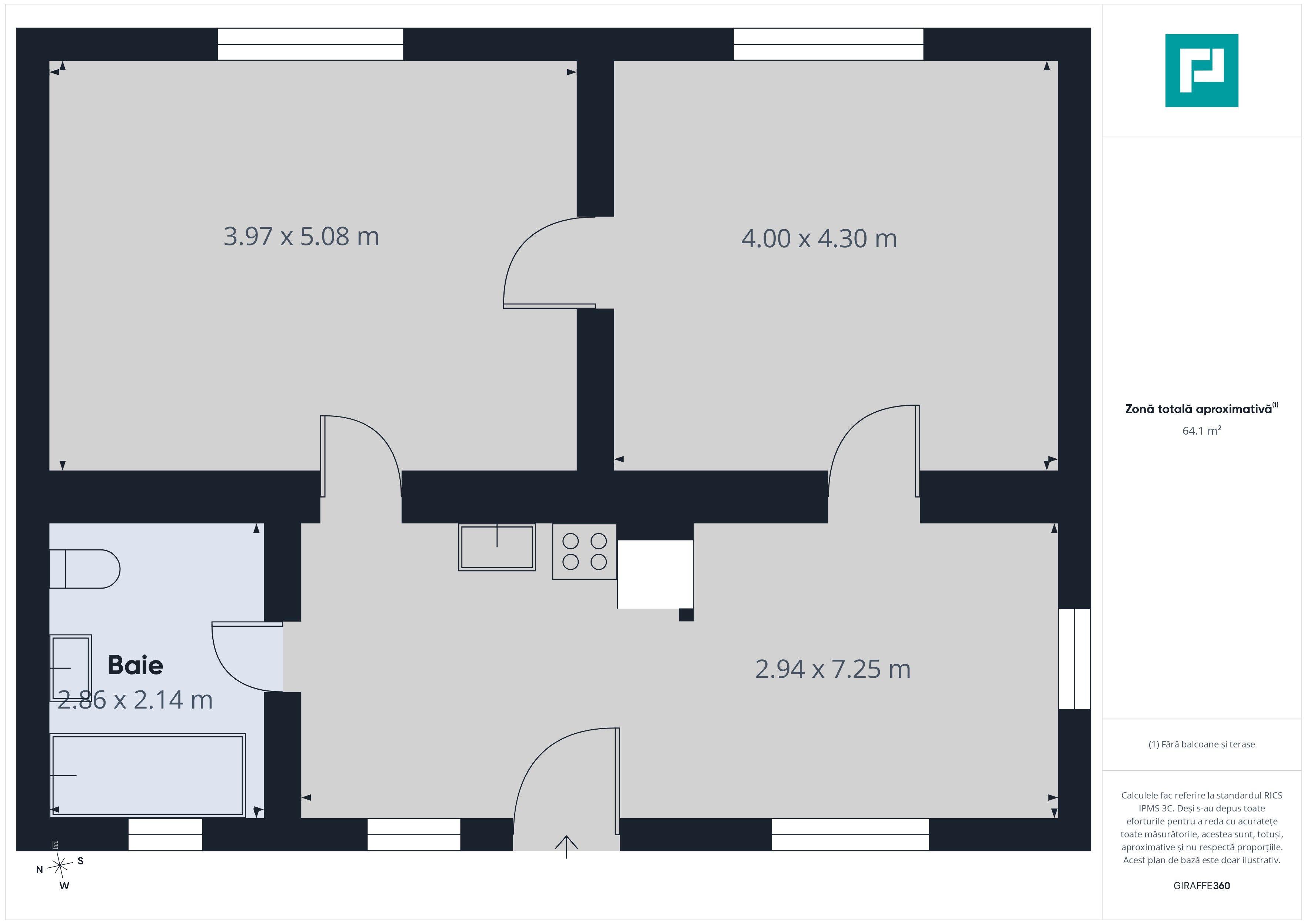 Casă cu 2 camere de închiriat – Arad. - 8