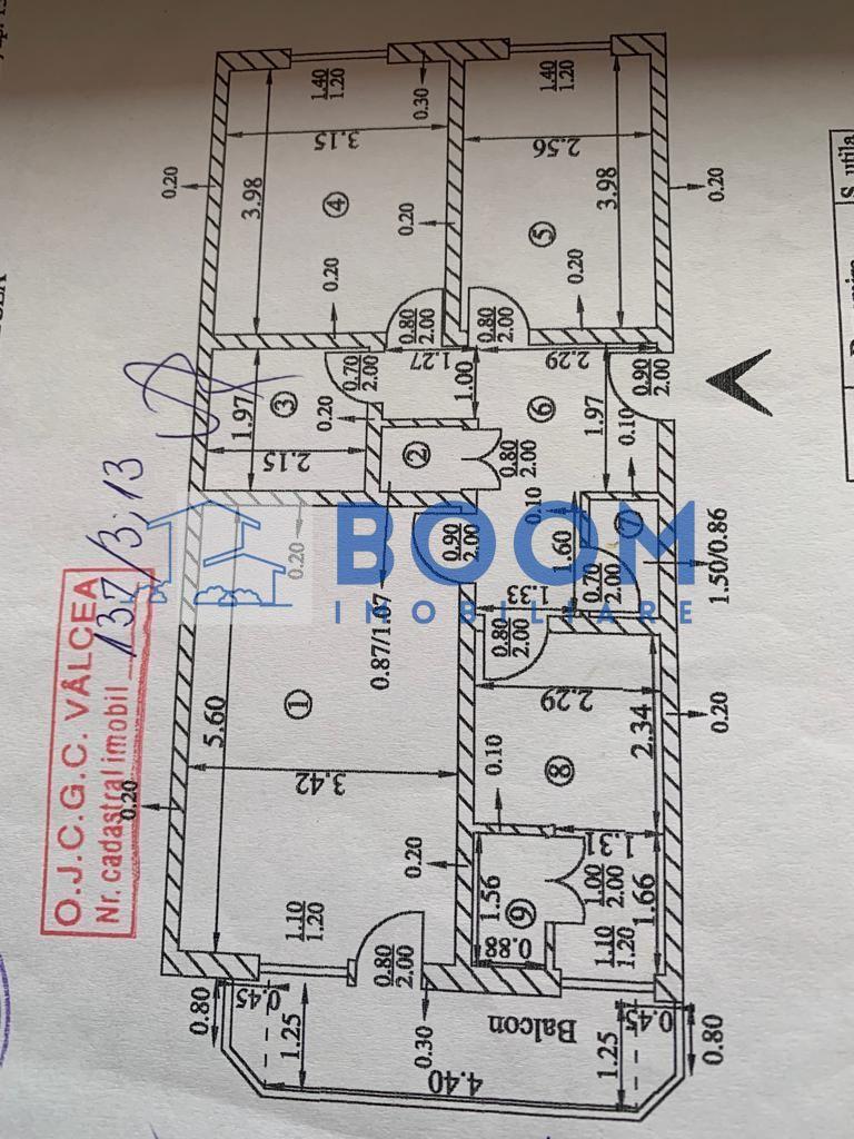 Apartament | 3 camere | Calea lui Traian | Etaj 3 - 14
