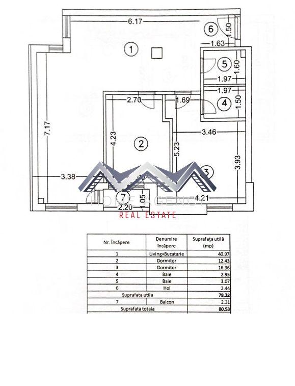 Apartament 3 camere 78 mp utili | Otopeni central | Finisaje la alegere - 12