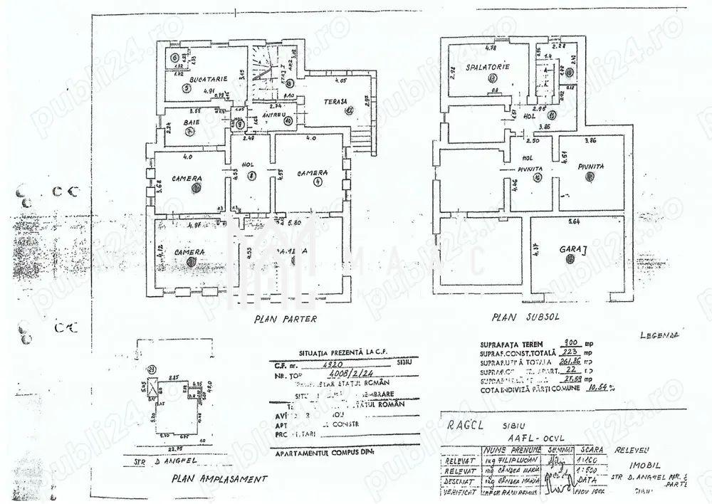 Casă 4 camere | Sub Arini, Sibiu | duplex, curte 450 mp - 1