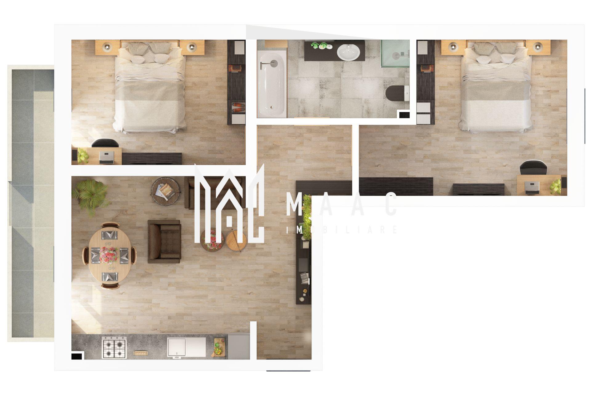 Apartament 3 camere Sibiu | Mihai Viteazul | decomandat, 61,2 mp - 10