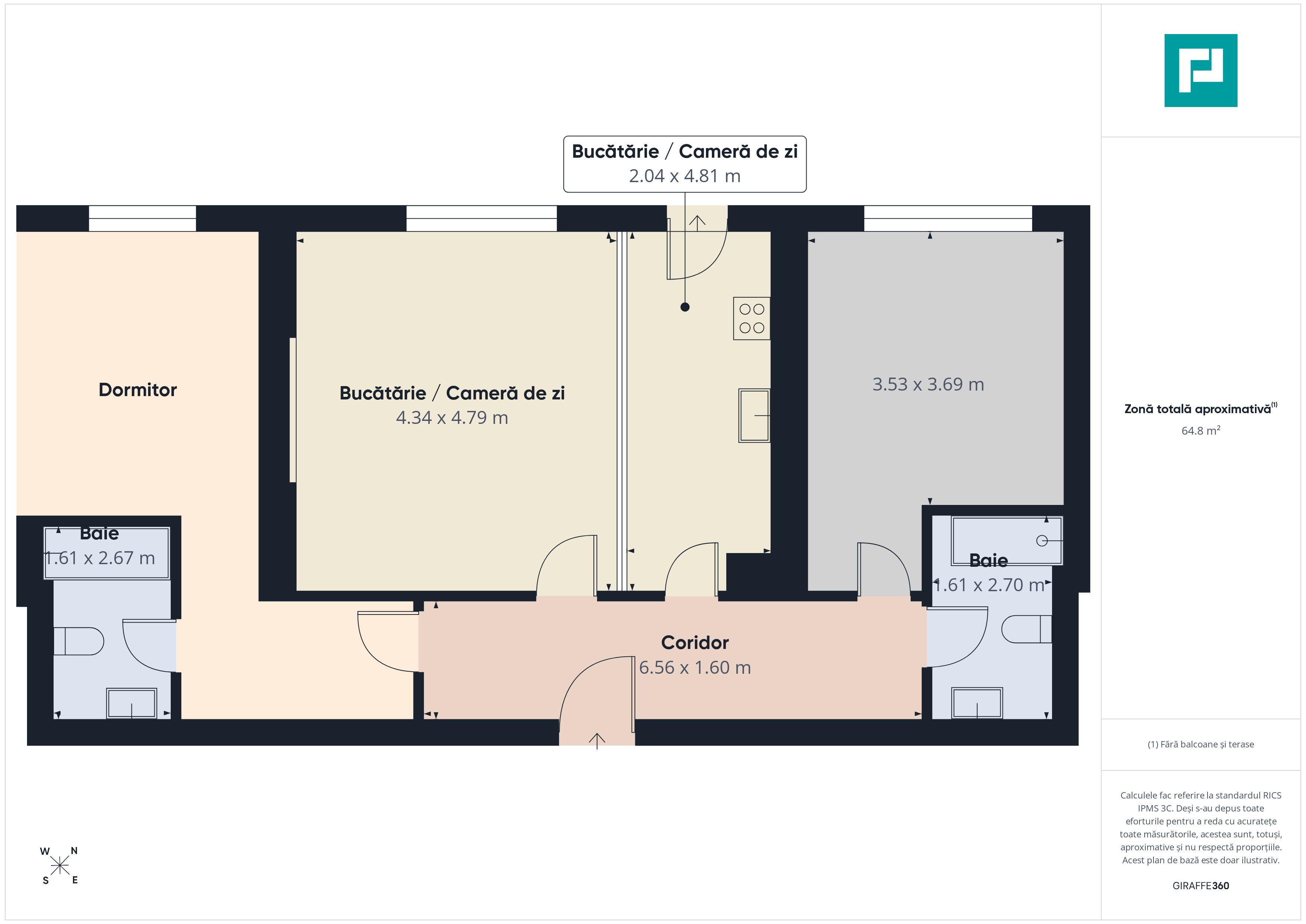 Apartament Premium cu 3 camere | Nusco City Faza 2 - 13