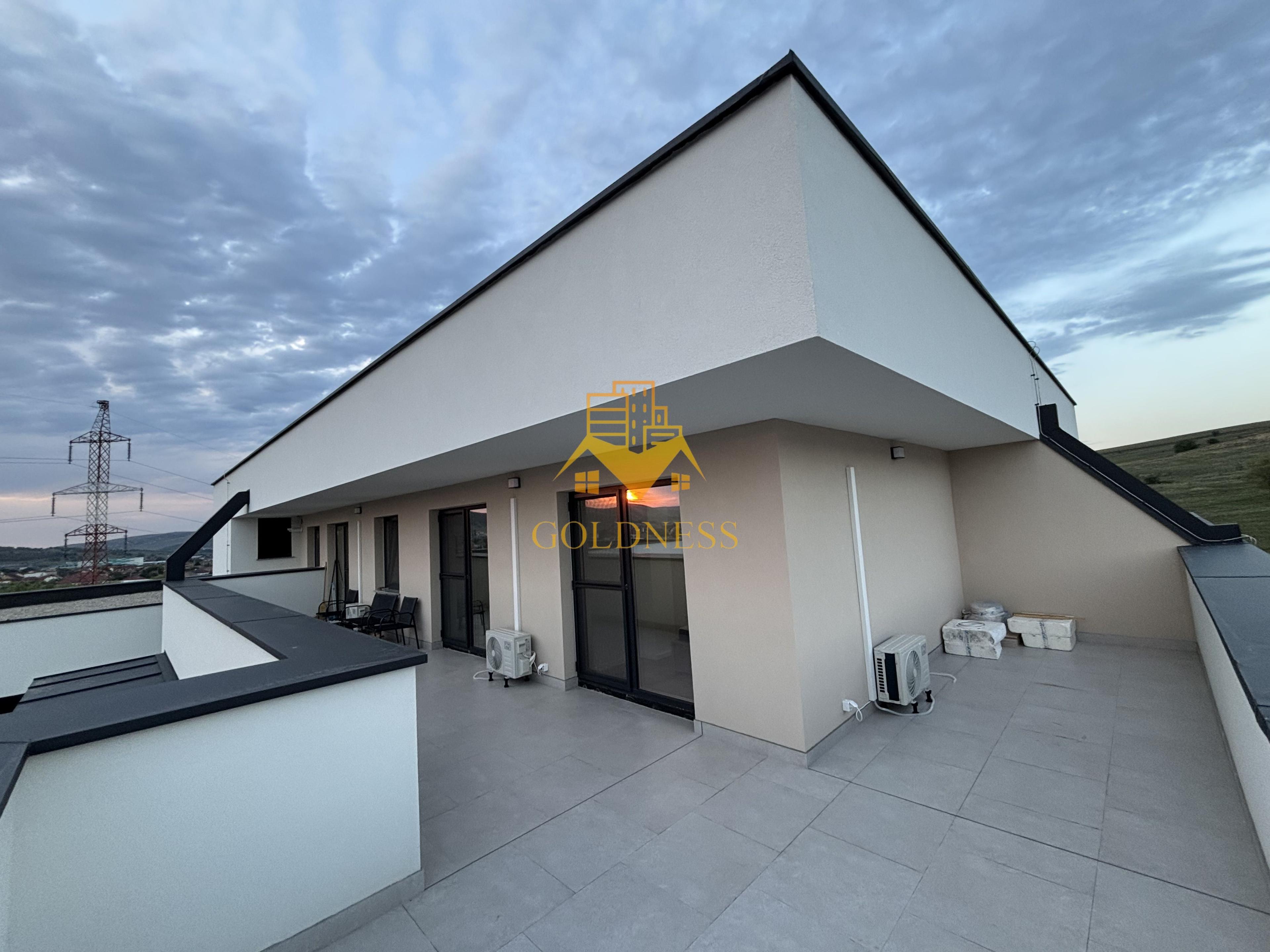 3 camere, modern, parcare, prima inchiriere, teras 46 mp, Apahida - 1