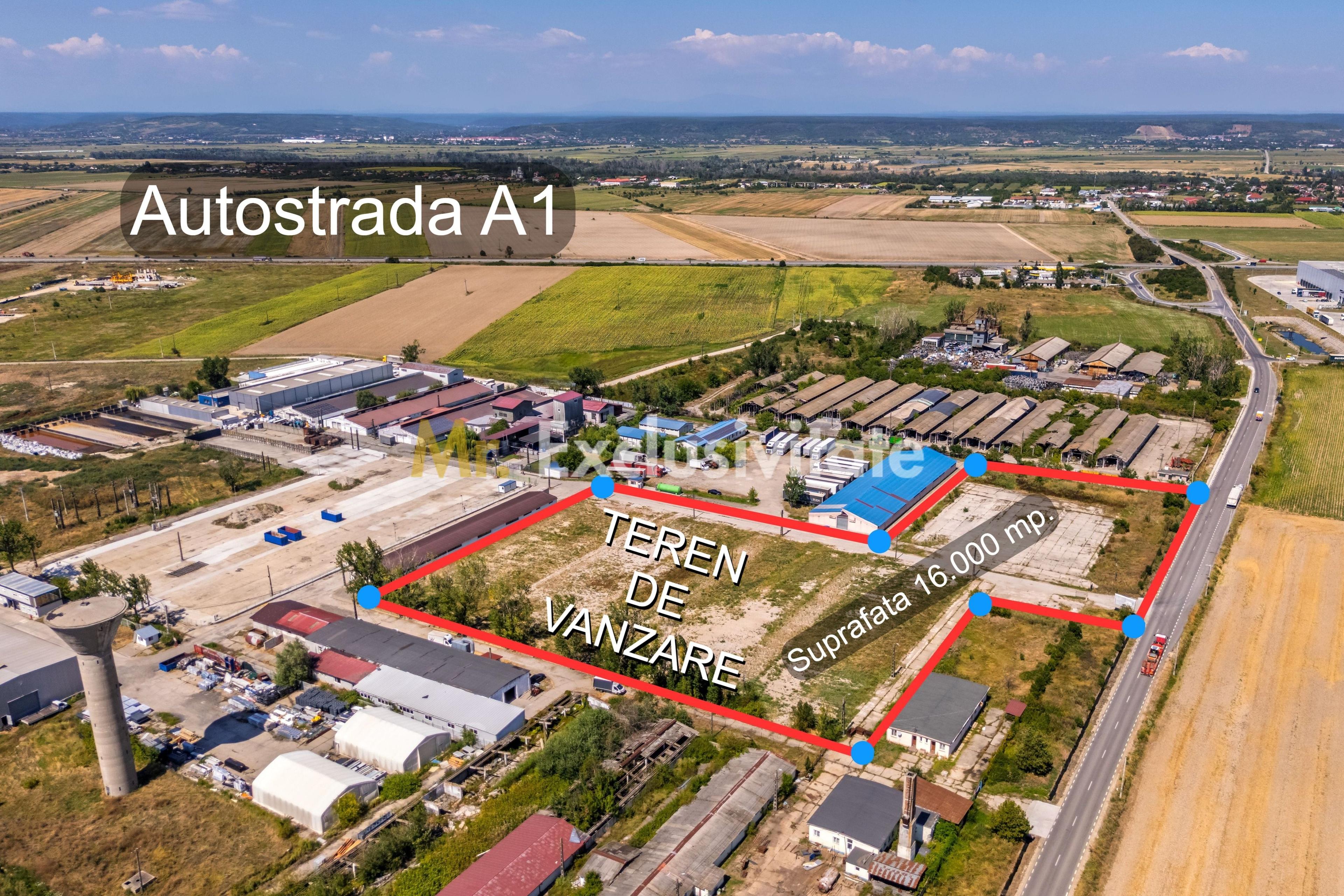 Teren industrial 16.000 mp lângă Autostrada A1 – Căteasca - 1