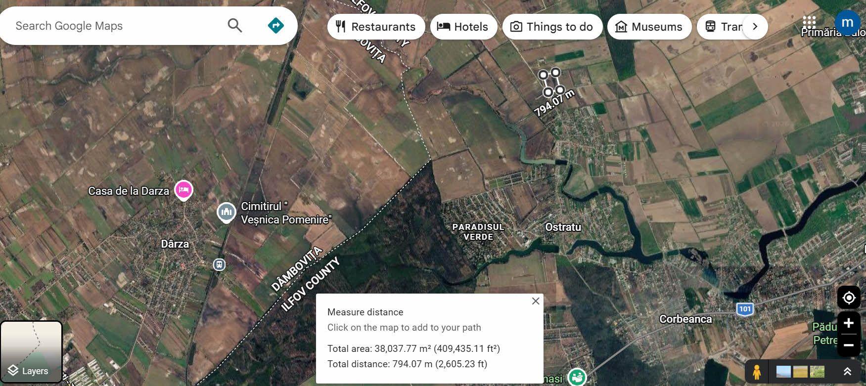 Vand teren intravilan 38.000 mp Corbeanca - Ostratu - 4