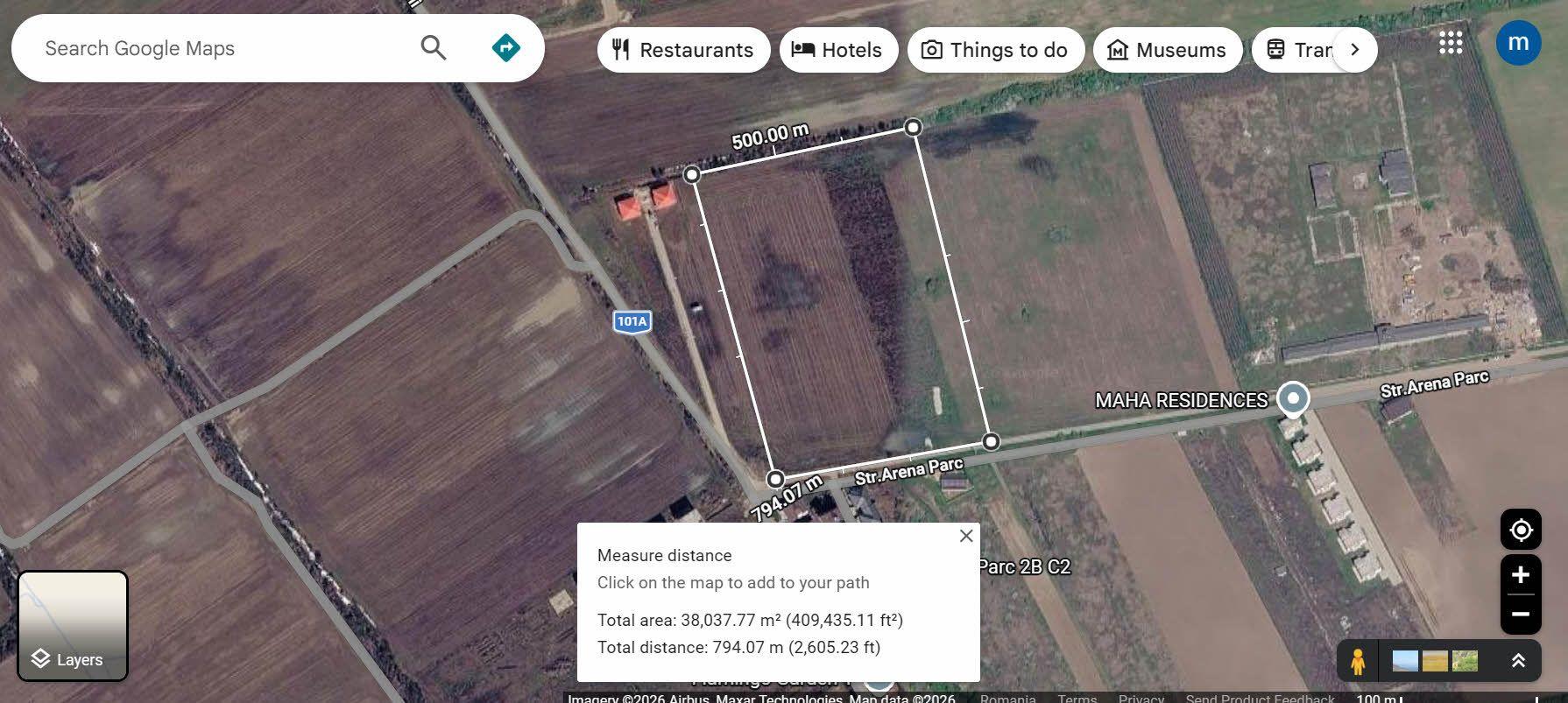 Vand teren intravilan 38.000 mp Corbeanca - Ostratu - 2