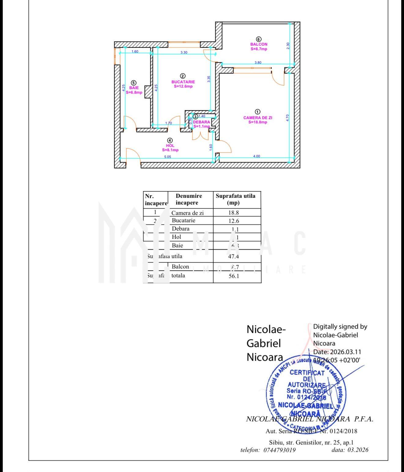Apartament 1 camera | Etaj 1 | Parcare | Balcon | Siretului - 16