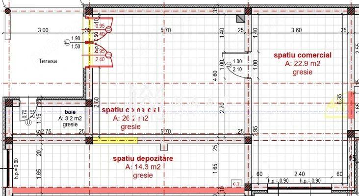 Spațiu comercial de închiriat | Mediaș, Vitrometan | 70 mp - 10