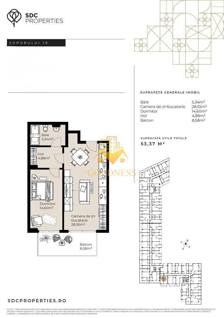 Oportunitate de investitie Soporului 19!Apartament 2 camere Gheorgheni - 2