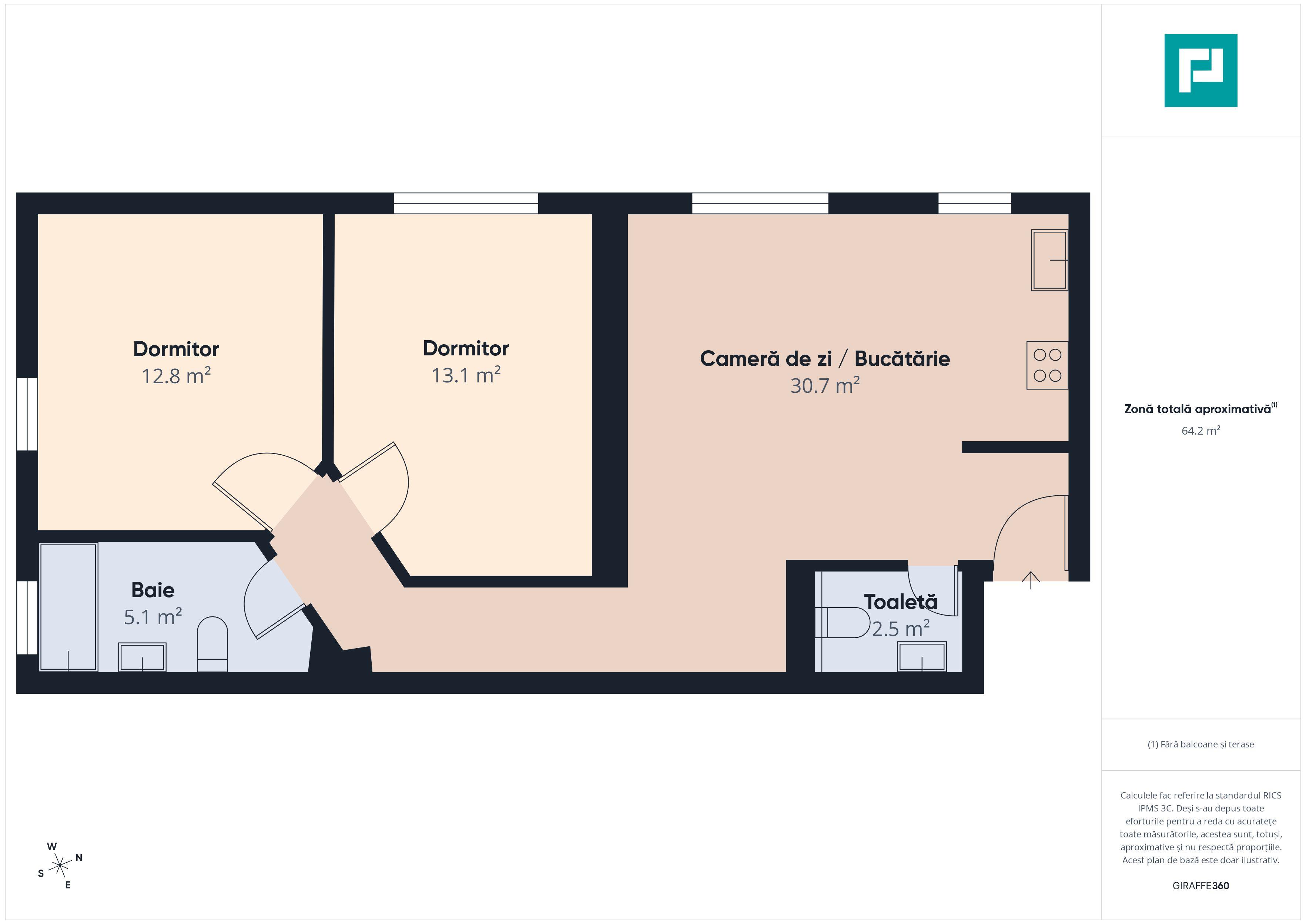 Apartament cu 3 camere | Bloc nou | Zona Lipovei - 11