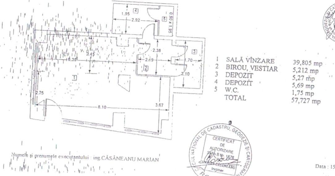 Magheru Lido spațiu comercial 116 mp, parter + subsol, vitrină - 4