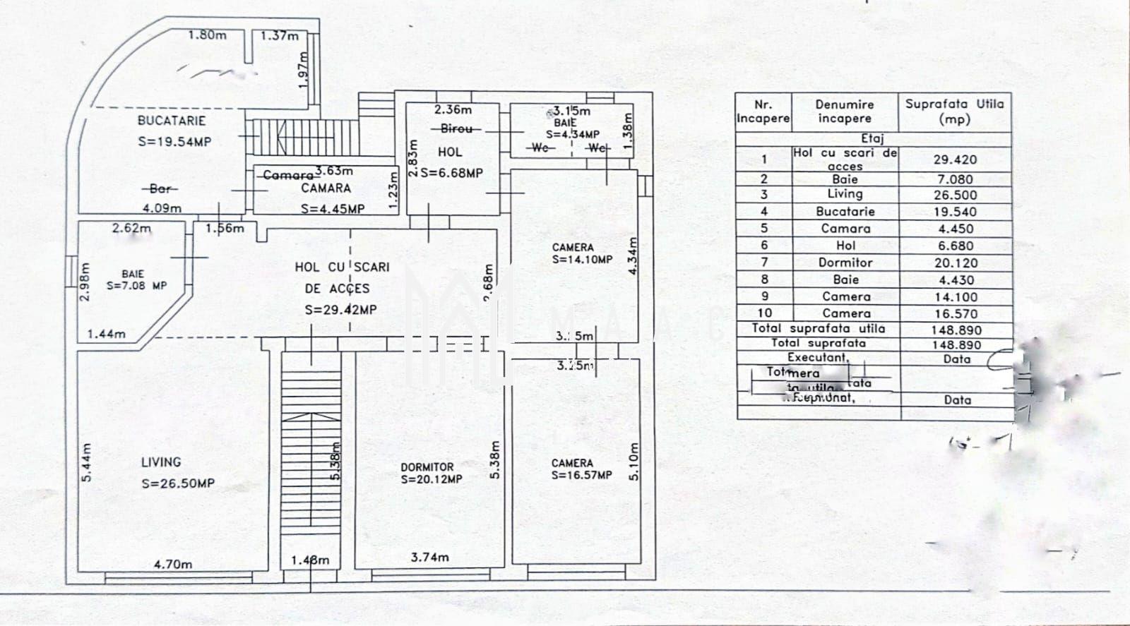 Casa de vanzare 2 apartamente separate garaj si curte zona piata Cluj - 4
