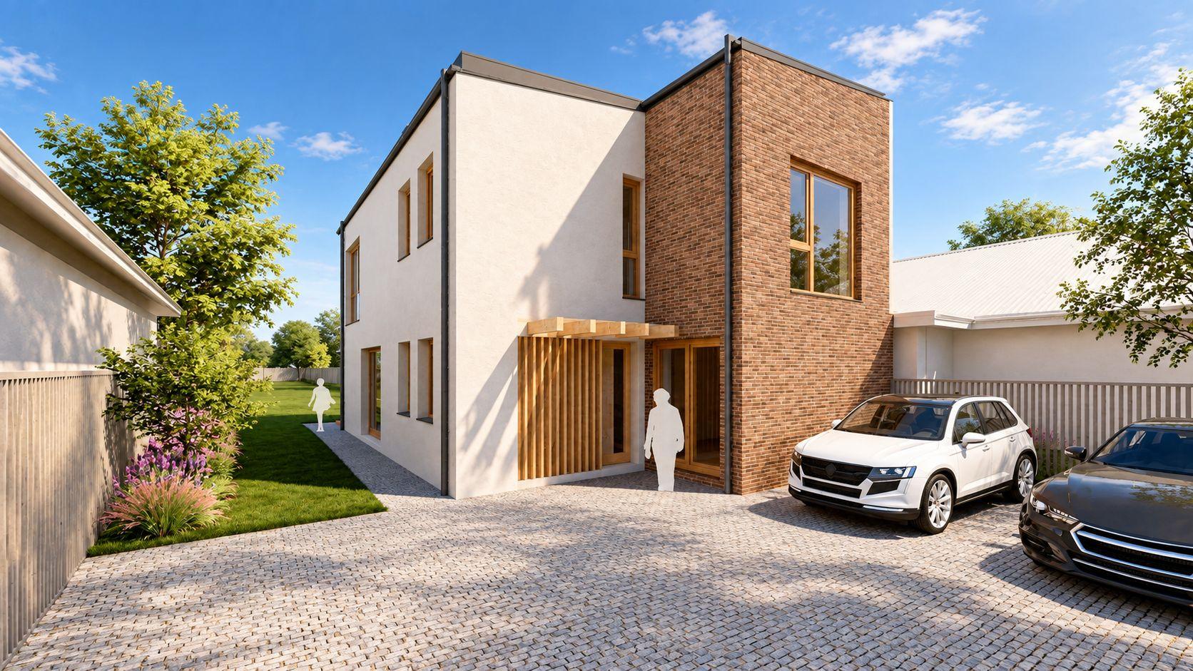 Casa individuala NZEB, 5 camere, 3 bai, finisata, P+ET+POD, Someseni - 2