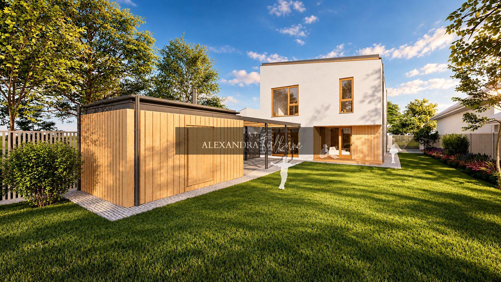 Casa individuala NZEB, 5 camere, 3 bai, finisata, P+ET+POD, Someseni - 3