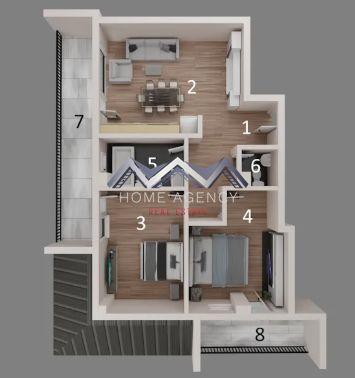 Apartament modern cu 3 camere | Otopeni central | parcare subterană inclusă - 12