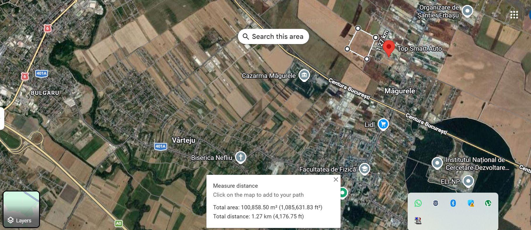 Vand teren intravilan 47.700 mp Magurele strada Fermei - 3